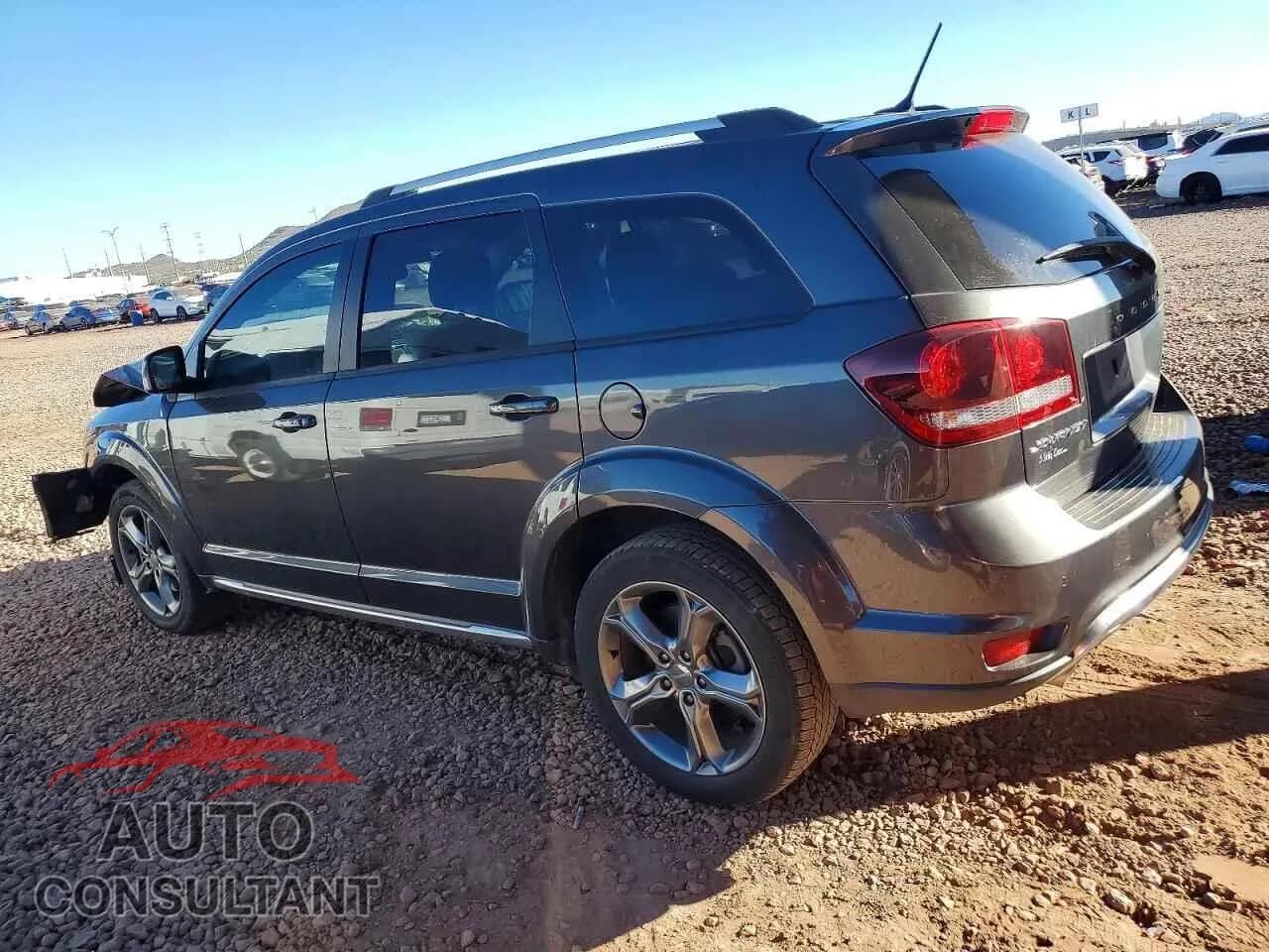 2017 DODGE JOURNEY Damaged VIN 3C4PDCGG8HT670885 – rear exterior 2017 DODGE JOURNEY Damaged VIN 3C4PDCGG8HT670885 – rear exterior