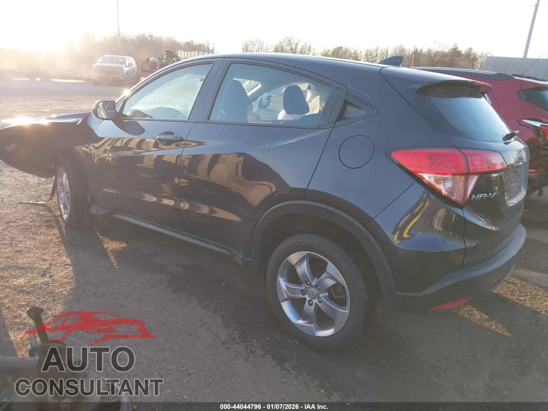 2018 HONDA HR-V Damaged VIN 3CZRU5H34JM722751 – side profile 2018 HONDA HR-V Damaged VIN 3CZRU5H34JM722751 – side profile