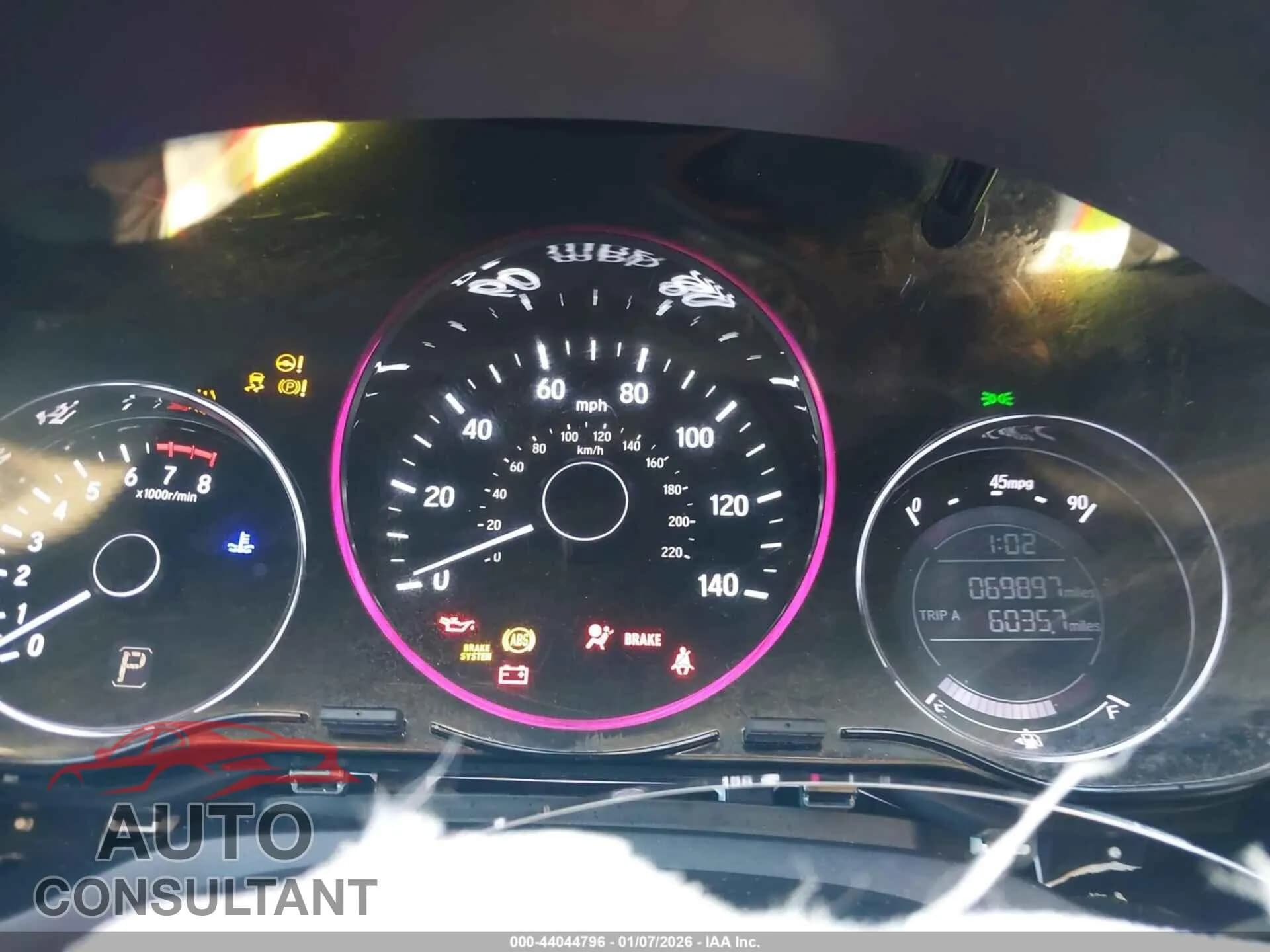 2018 HONDA HR-V Damaged VIN 3CZRU5H34JM722751 – exterior detail 2018 HONDA HR-V Damaged VIN 3CZRU5H34JM722751 – exterior detail