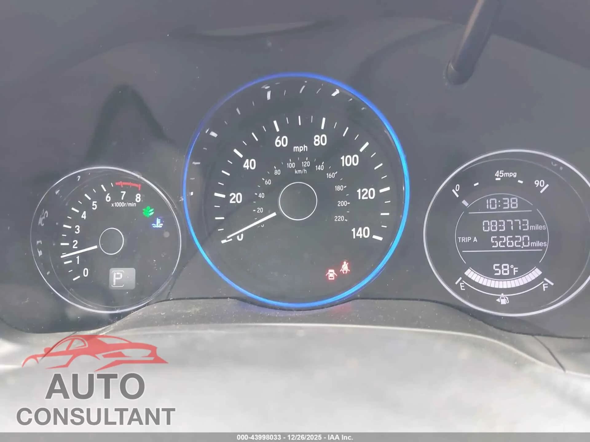 2018 HONDA HR-V Damaged VIN 3CZRU5H50JM715815 – exterior detail 2018 HONDA HR-V Damaged VIN 3CZRU5H50JM715815 – exterior detail