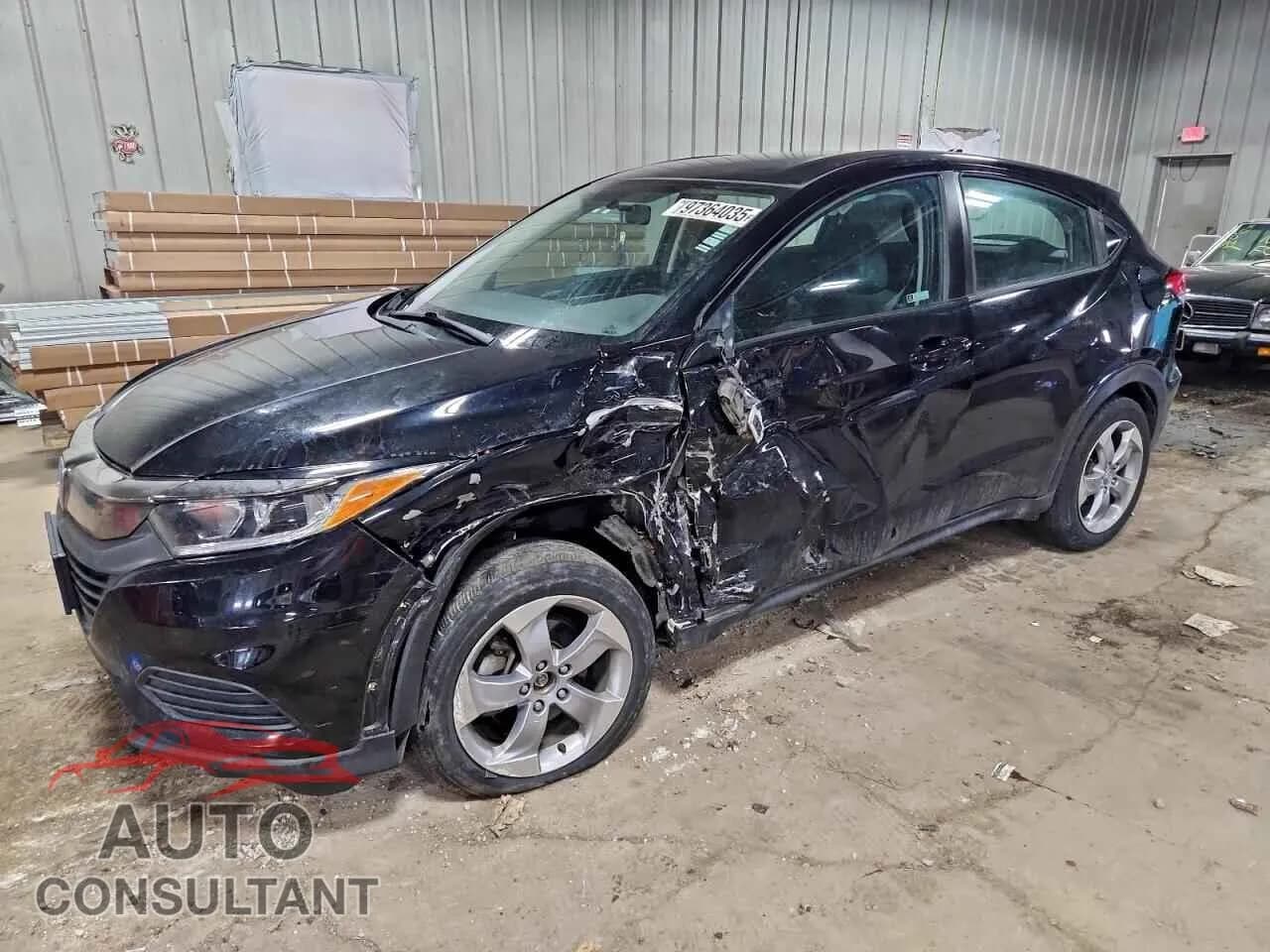 2019 HONDA HR-V Damaged VIN 3CZRU6H38KG725383 – front exterior 2019 HONDA HR-V Damaged VIN 3CZRU6H38KG725383 – front exterior
