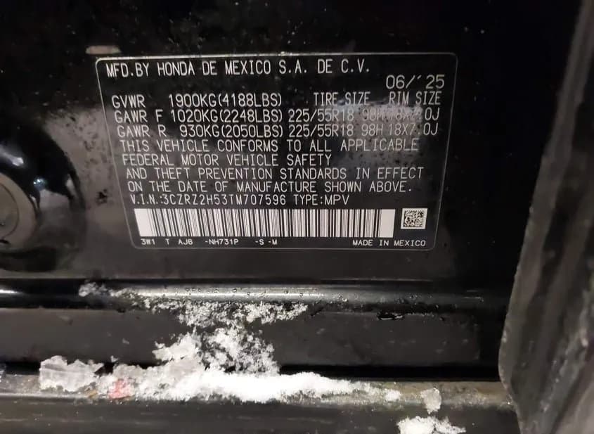 2026 HONDA HR-V Used VIN 3CZRZ2H53TM707596 – photo 14 2026 HONDA HR-V Used VIN 3CZRZ2H53TM707596 – photo 14