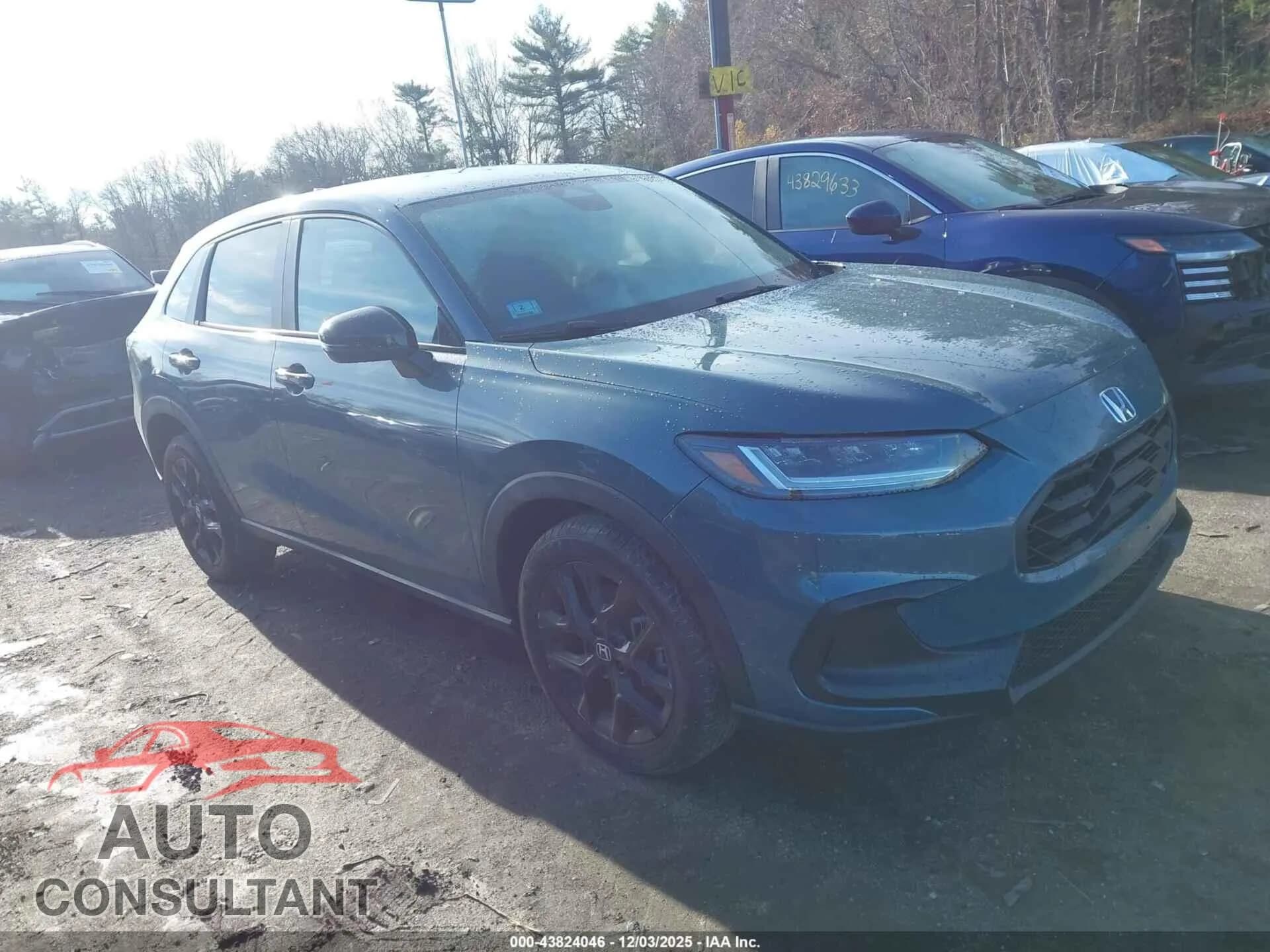 2024 HONDA HR-V Damaged VIN 3CZRZ2H57RM705763 – front exterior 2024 HONDA HR-V Damaged VIN 3CZRZ2H57RM705763 – front exterior