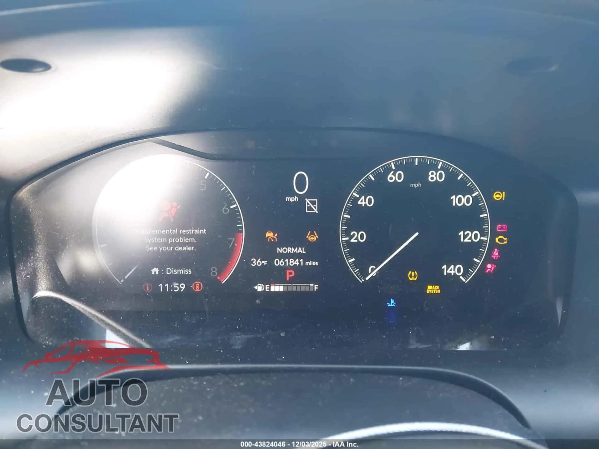 2024 HONDA HR-V Damaged VIN 3CZRZ2H57RM705763 – exterior detail 2024 HONDA HR-V Damaged VIN 3CZRZ2H57RM705763 – exterior detail