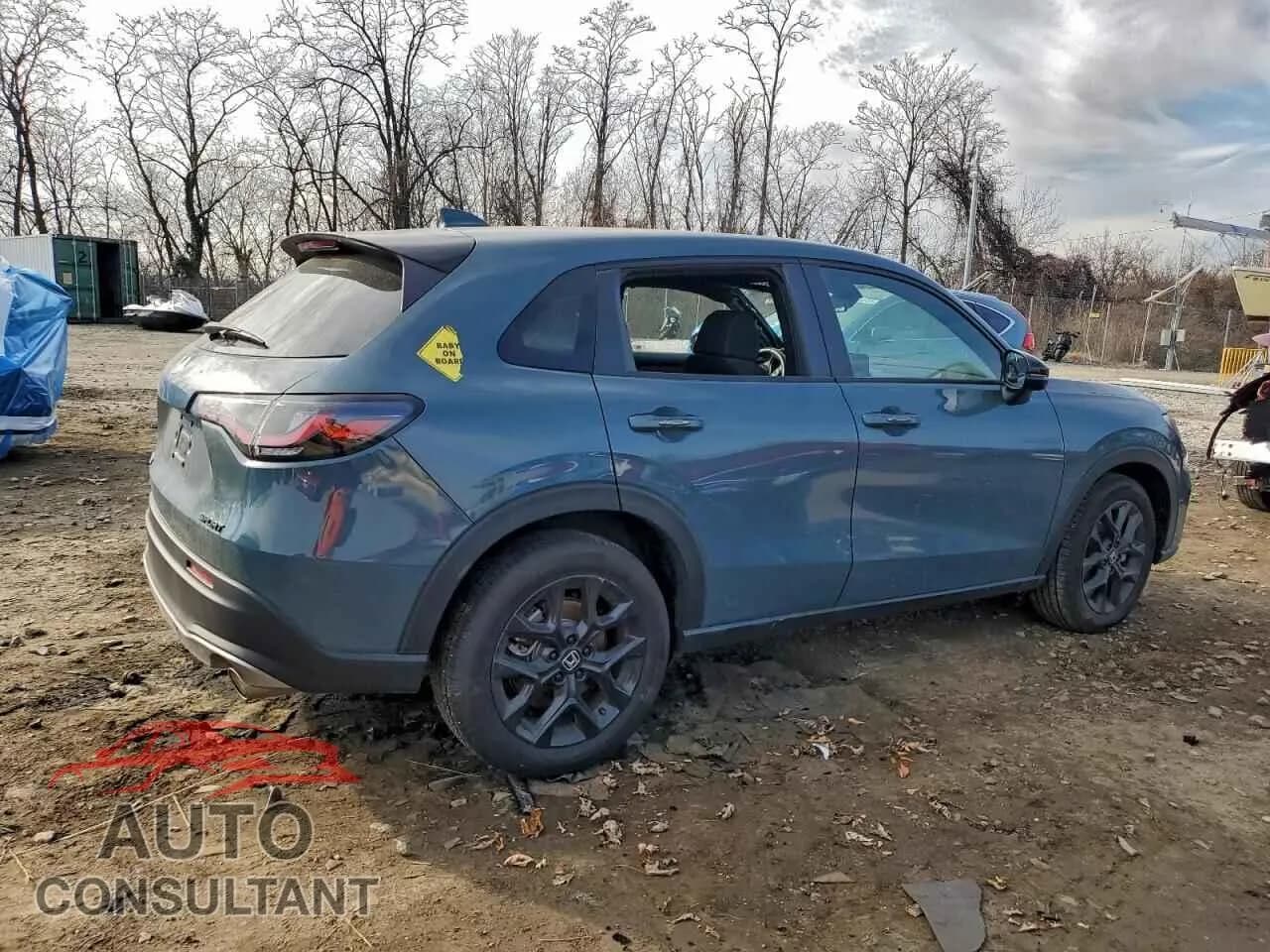 2024 HONDA HR-V Damaged VIN 3CZRZ2H57RM776333 – side profile 2024 HONDA HR-V Damaged VIN 3CZRZ2H57RM776333 – side profile