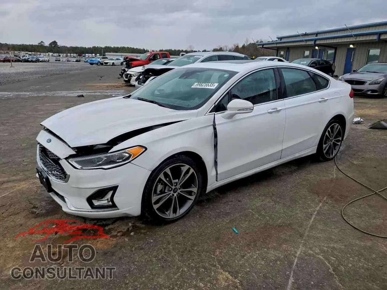 2020 FORD FUSION Damaged VIN 3FA6P0D91LR192800 – front exterior 2020 FORD FUSION Damaged VIN 3FA6P0D91LR192800 – front exterior