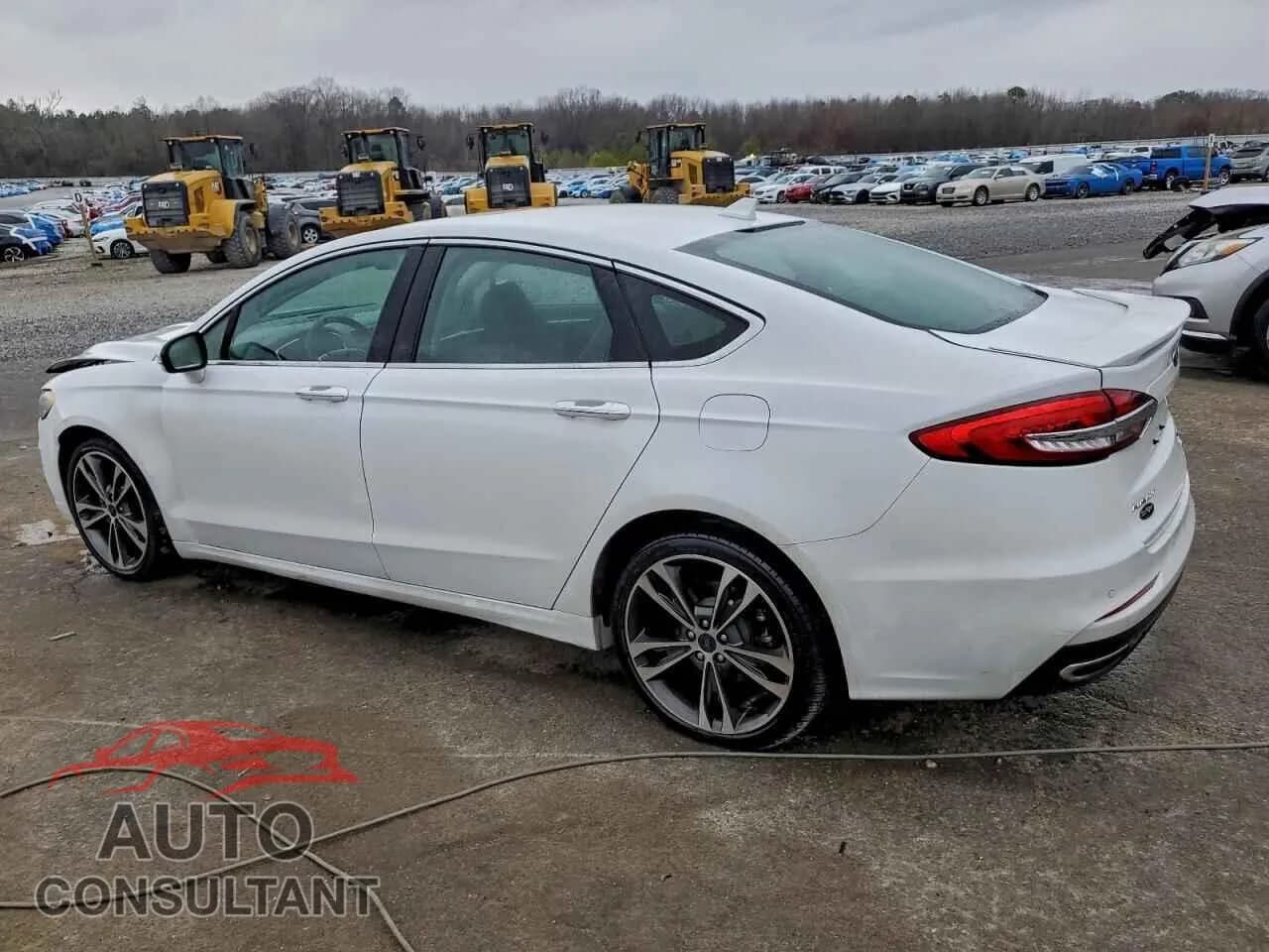 2020 FORD FUSION Damaged VIN 3FA6P0D91LR192800 – rear exterior 2020 FORD FUSION Damaged VIN 3FA6P0D91LR192800 – rear exterior