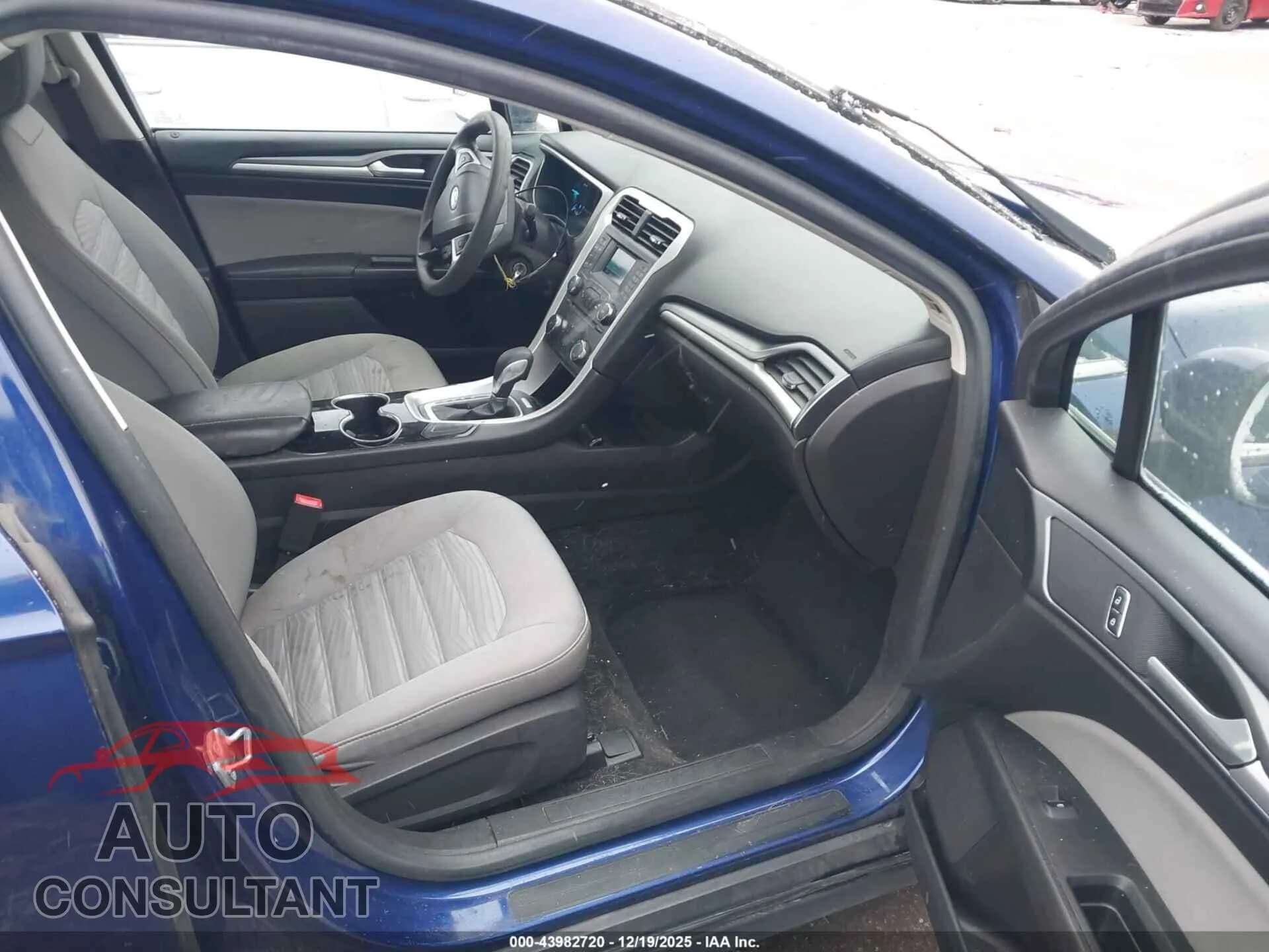 2016 FORD FUSION Damaged VIN 3FA6P0G71GR113111 – interior seats 2016 FORD FUSION Damaged VIN 3FA6P0G71GR113111 – interior seats