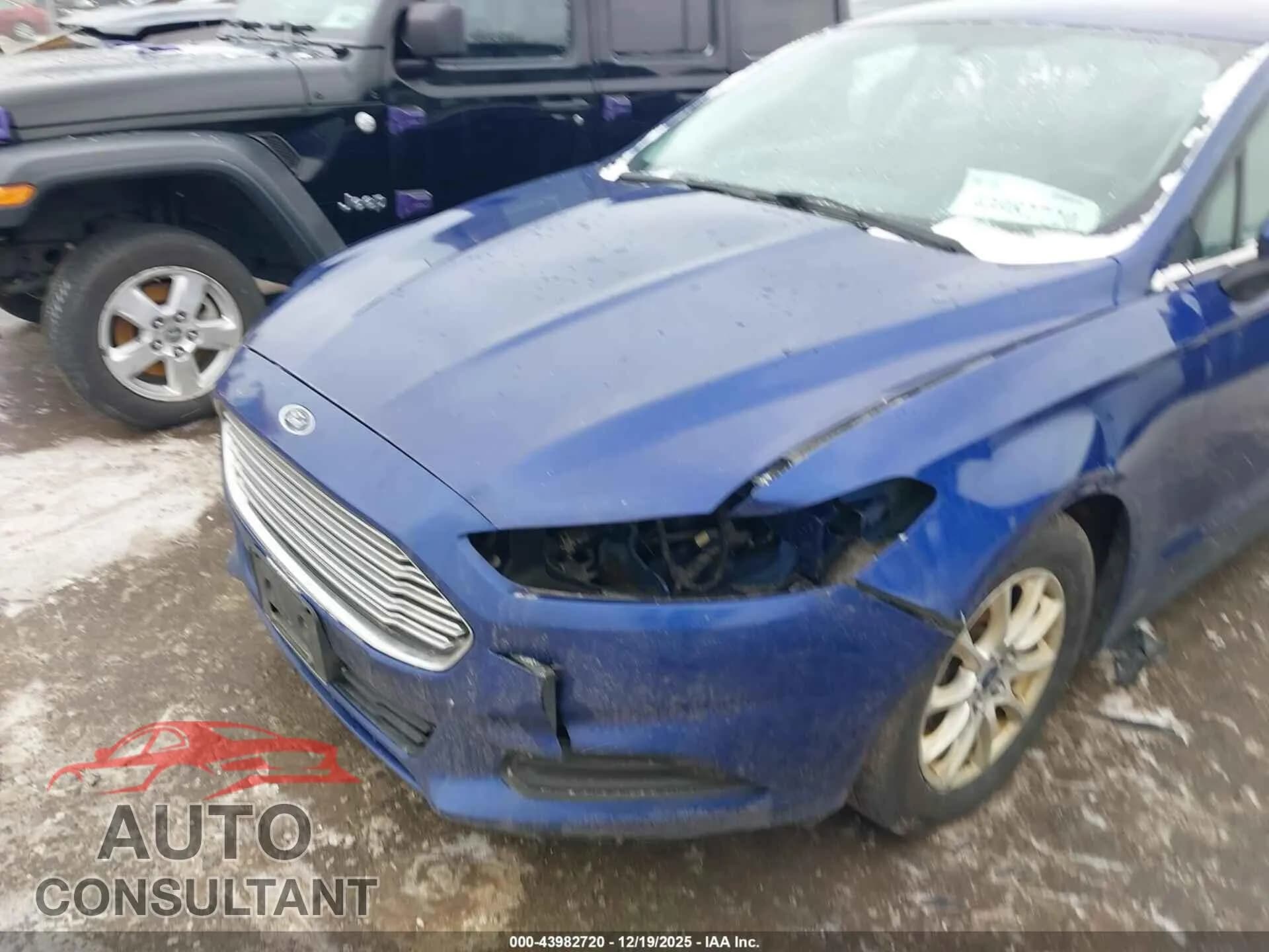 2016 FORD FUSION Damaged VIN 3FA6P0G71GR113111 – engine bay 2016 FORD FUSION Damaged VIN 3FA6P0G71GR113111 – engine bay