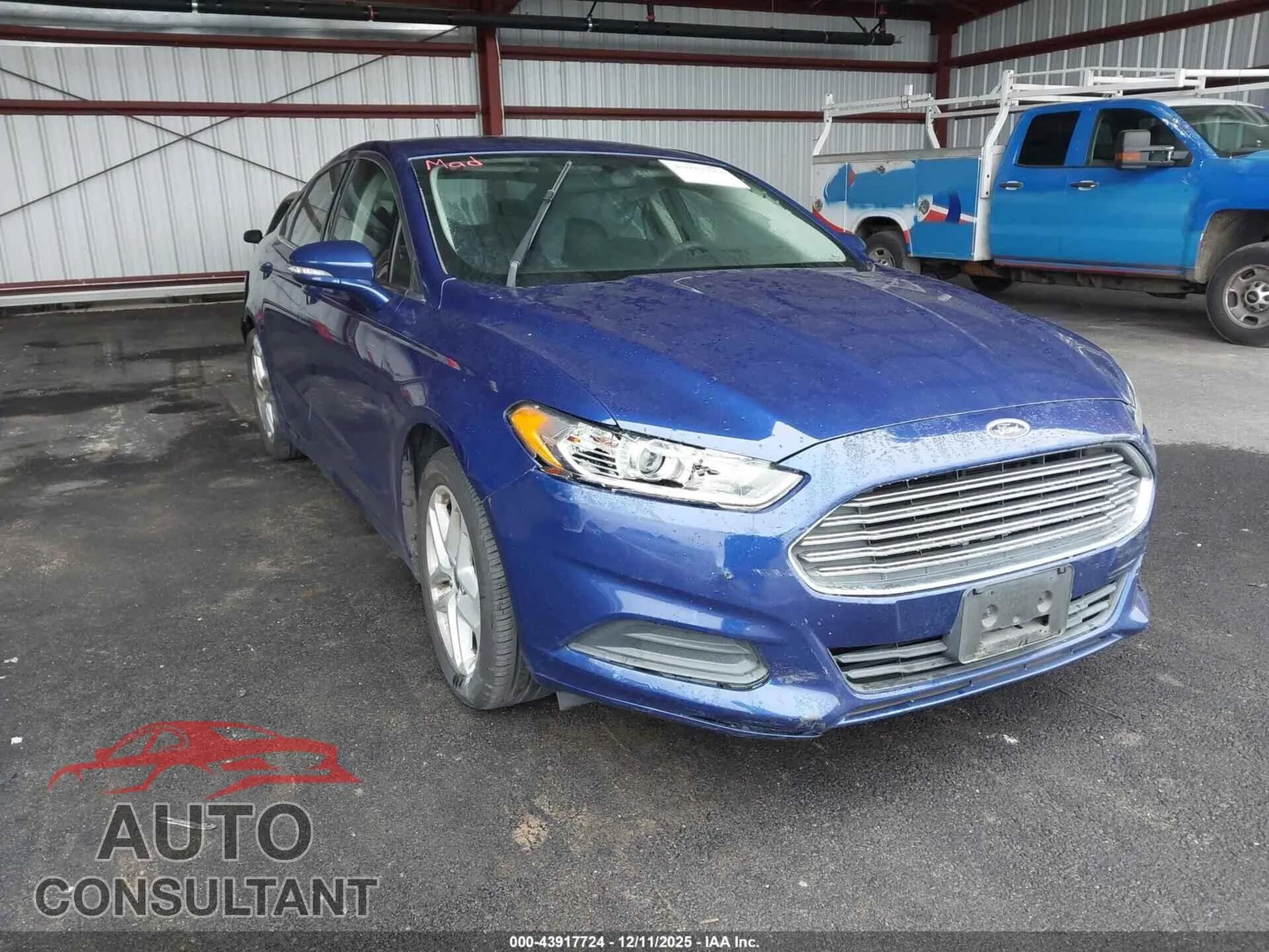 2016 FORD FUSION Damaged VIN 3FA6P0H74GR240112 – front exterior 2016 FORD FUSION Damaged VIN 3FA6P0H74GR240112 – front exterior