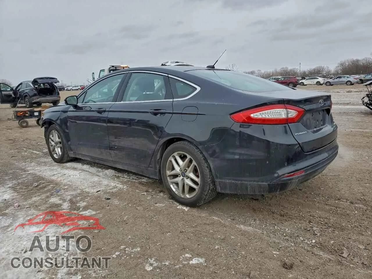 2013 FORD FUSION Damaged VIN 3FA6P0HR6DR175938 – rear exterior 2013 FORD FUSION Damaged VIN 3FA6P0HR6DR175938 – rear exterior