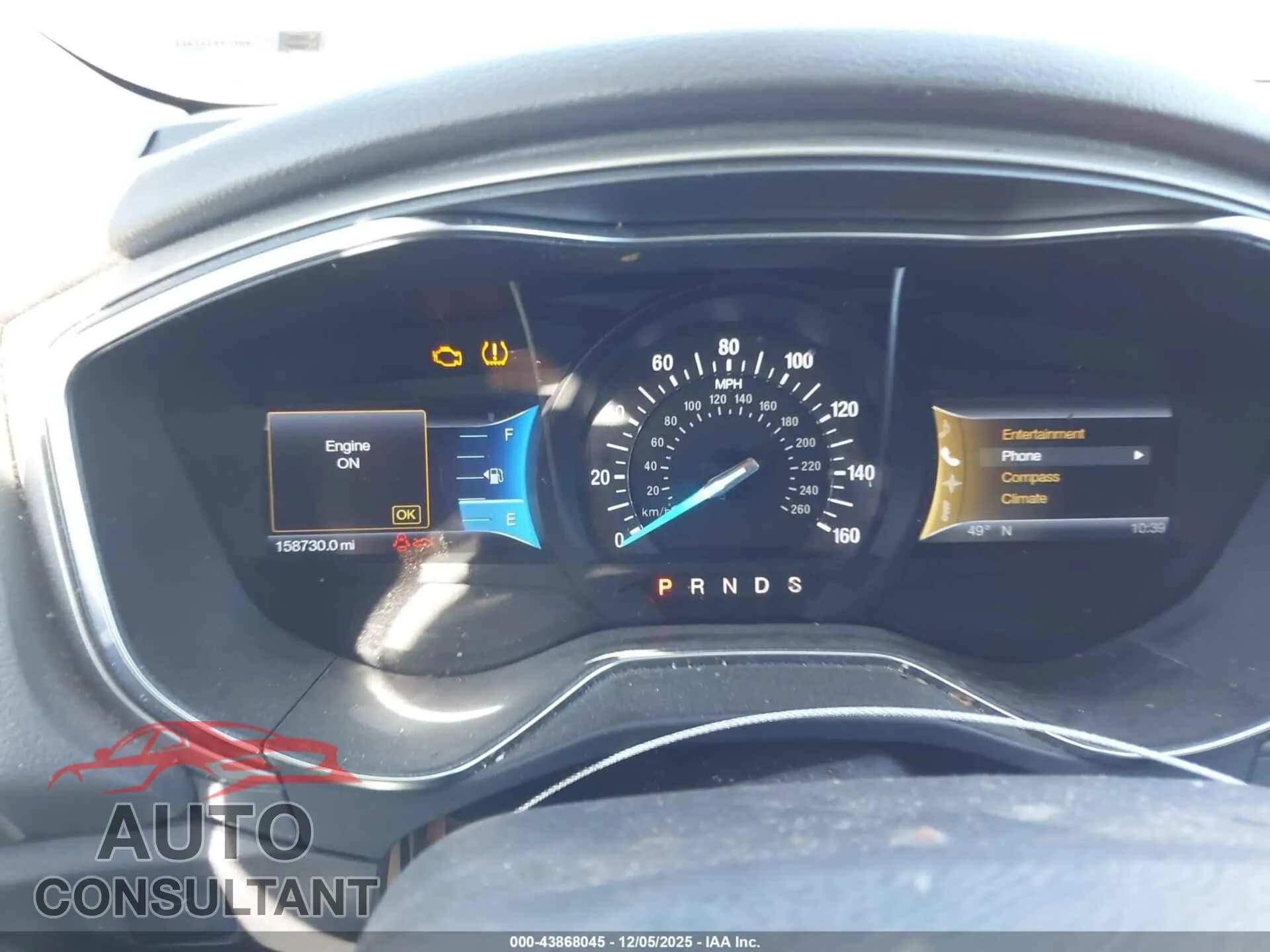 2013 FORD FUSION Damaged VIN 3FA6P0HRXDR359859 – exterior detail 2013 FORD FUSION Damaged VIN 3FA6P0HRXDR359859 – exterior detail