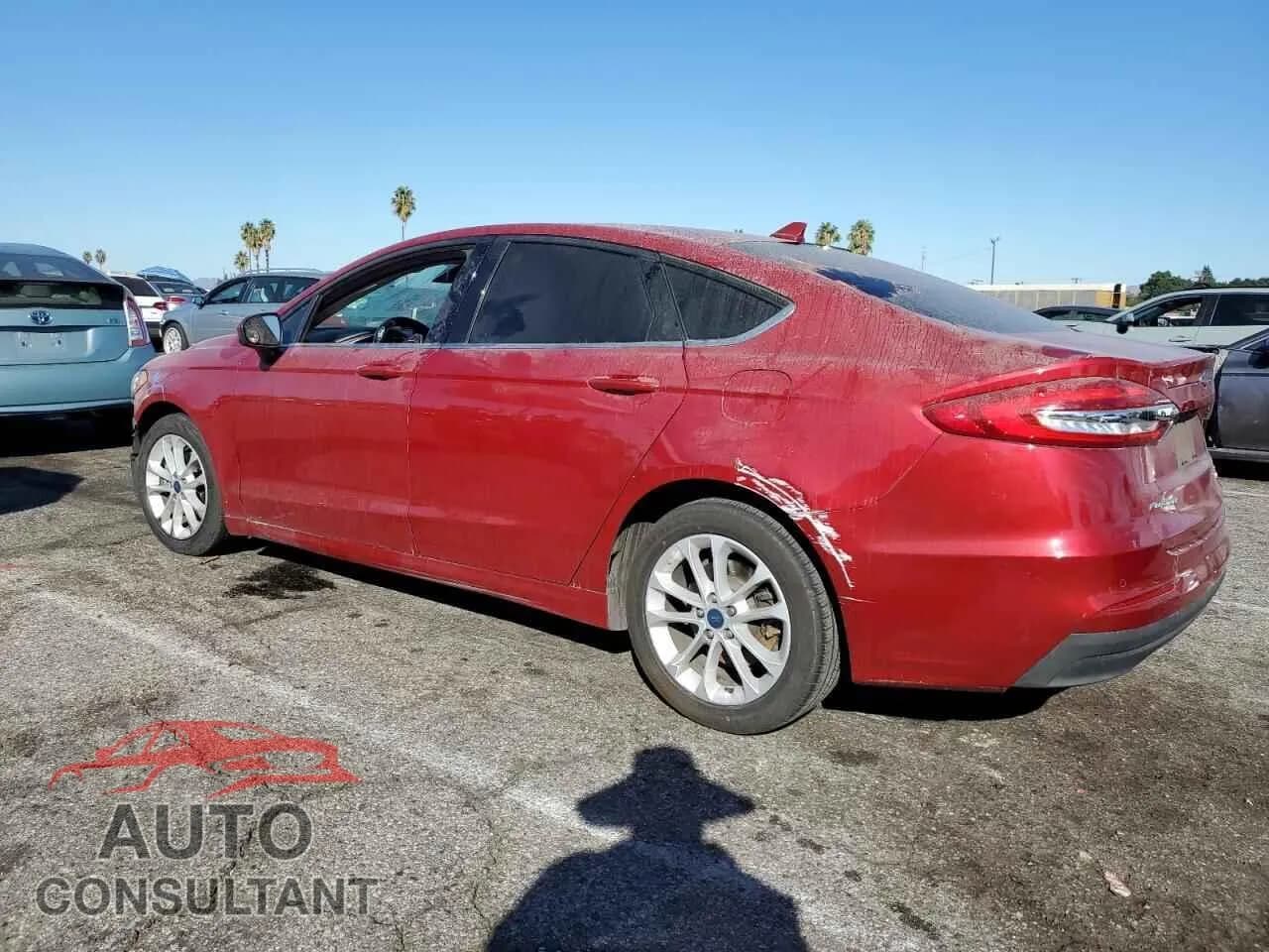 2020 FORD FUSION Damaged VIN 3FA6P0LU0LR233455 – rear exterior 2020 FORD FUSION Damaged VIN 3FA6P0LU0LR233455 – rear exterior