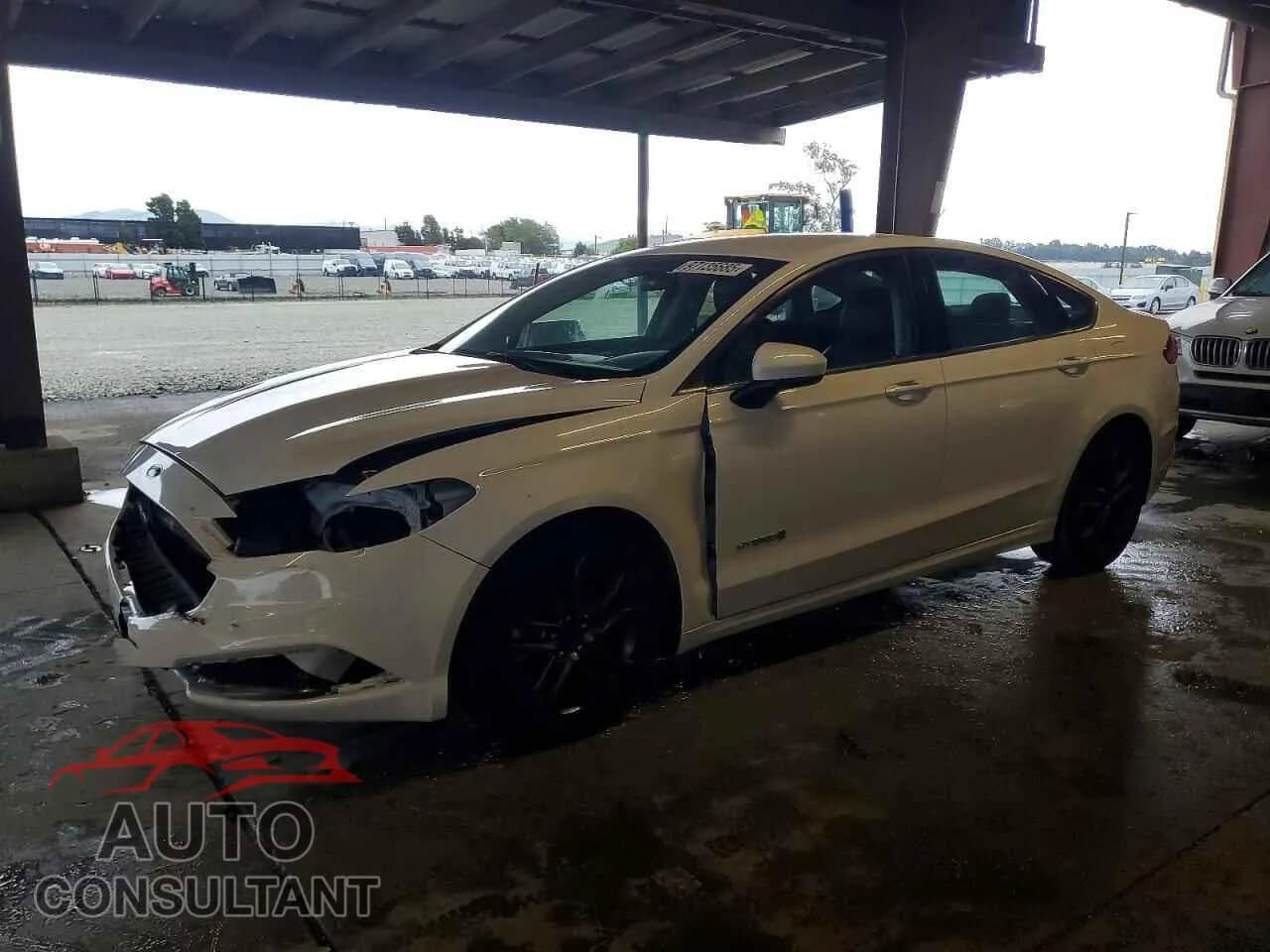 2018 FORD FUSION Damaged VIN 3FA6P0LU8JR155729 – front exterior 2018 FORD FUSION Damaged VIN 3FA6P0LU8JR155729 – front exterior