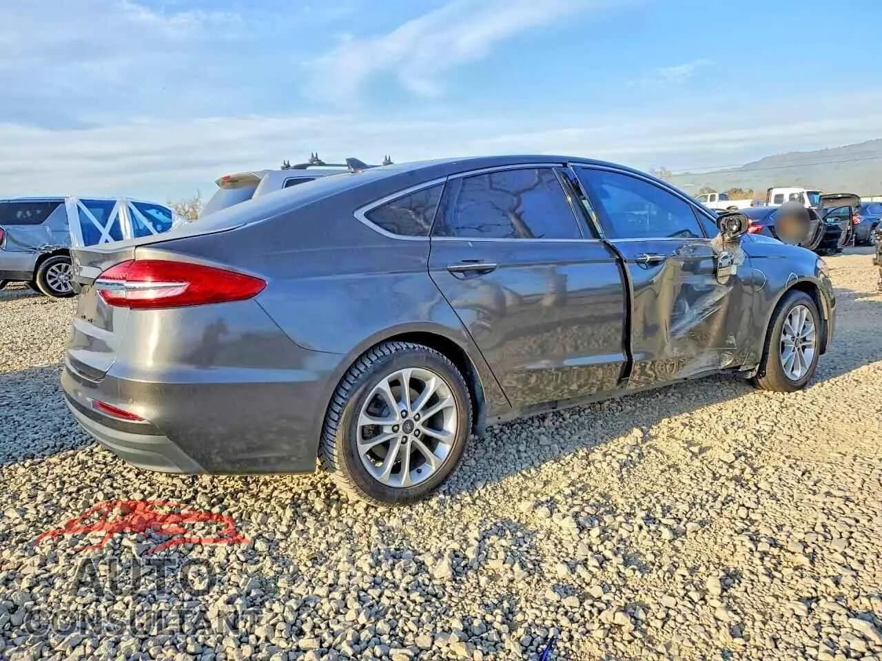 2019 FORD FUSION Damaged VIN 3FA6P0MU9KR202900 – side profile 2019 FORD FUSION Damaged VIN 3FA6P0MU9KR202900 – side profile