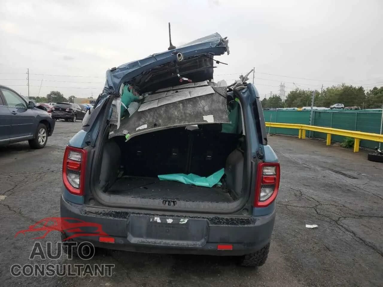 2022 FORD BRONCO Damaged VIN 3FMCR9B64NRD35452 – engine bay 2022 FORD BRONCO Damaged VIN 3FMCR9B64NRD35452 – engine bay