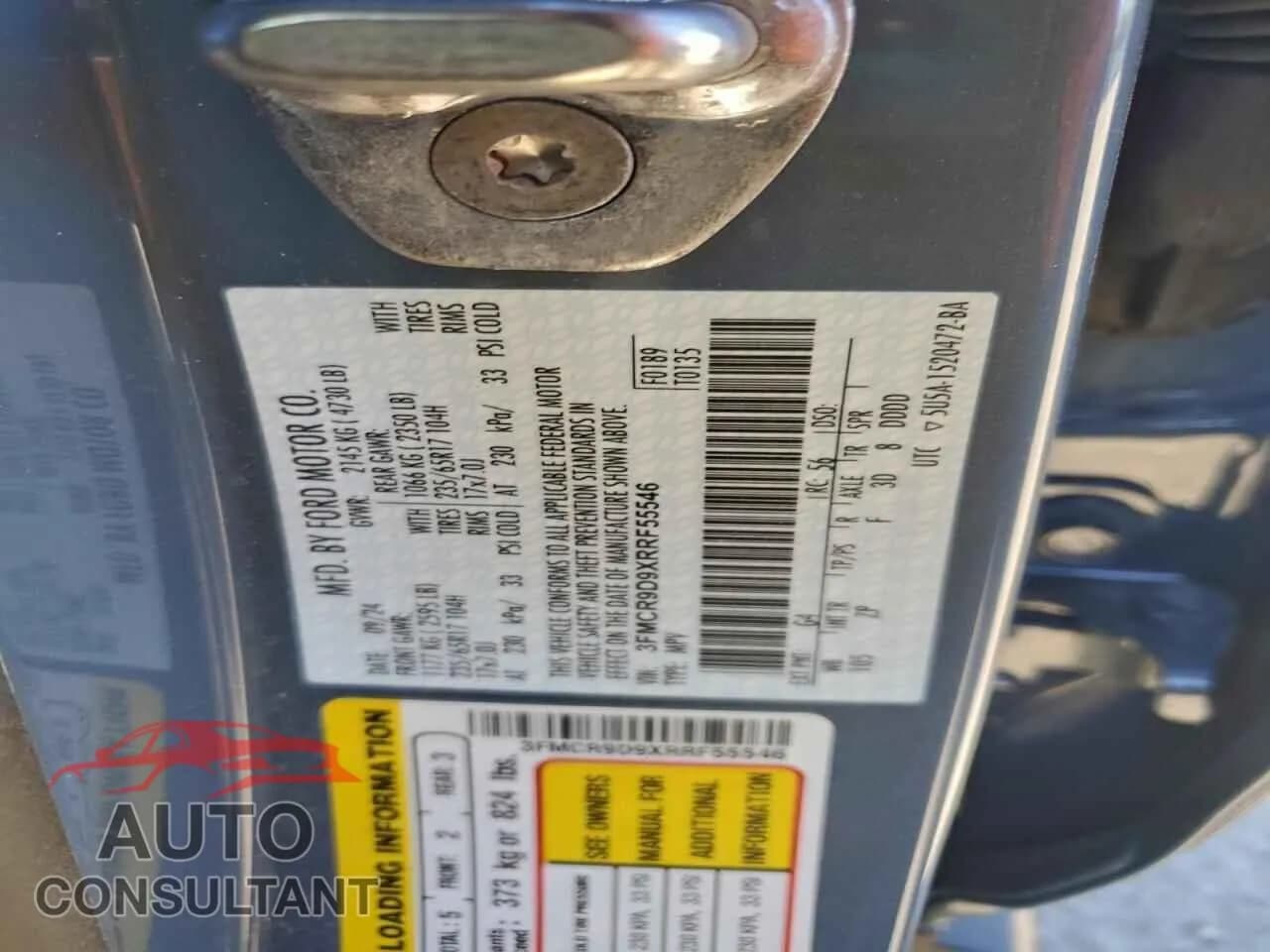 2024 FORD BRONCO Damaged VIN 3FMCR9D9XRRF55546 – photo 13 2024 FORD BRONCO Damaged VIN 3FMCR9D9XRRF55546 – photo 13