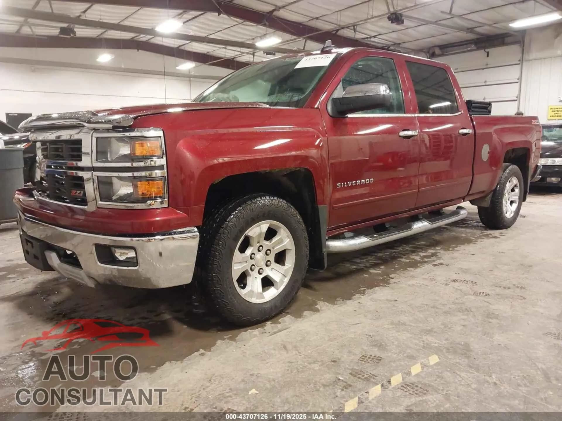 2015 CHEVROLET SILVERADO 1500 Damaged VIN 3GCUKREC3FG243387 – rear exterior 2015 CHEVROLET SILVERADO 1500 Damaged VIN 3GCUKREC3FG243387 – rear exterior