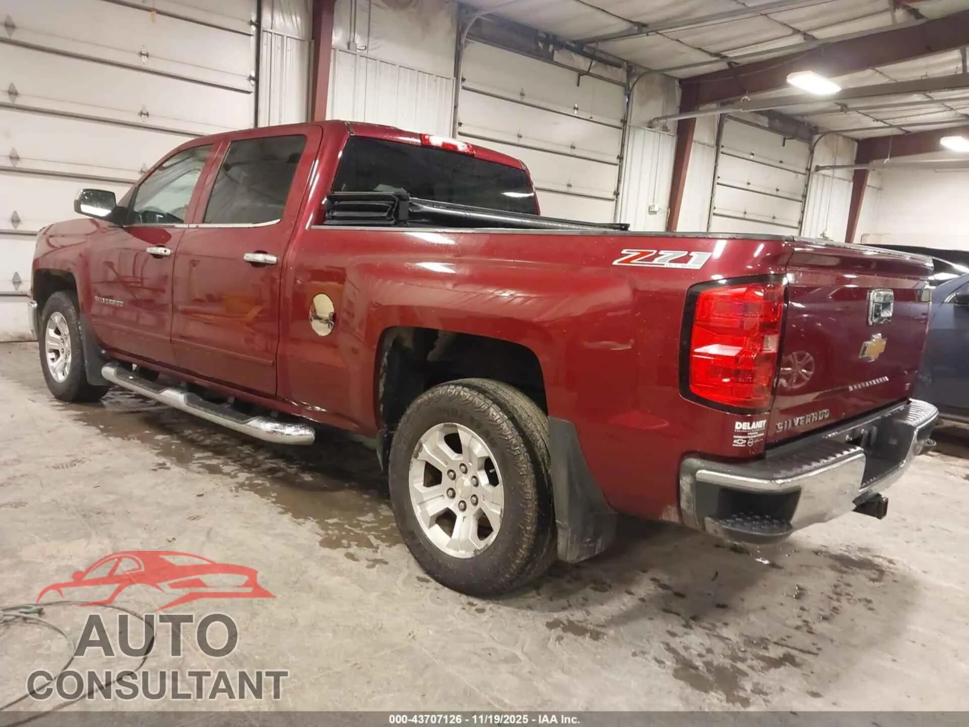 2015 CHEVROLET SILVERADO 1500 Damaged VIN 3GCUKREC3FG243387 – side profile 2015 CHEVROLET SILVERADO 1500 Damaged VIN 3GCUKREC3FG243387 – side profile