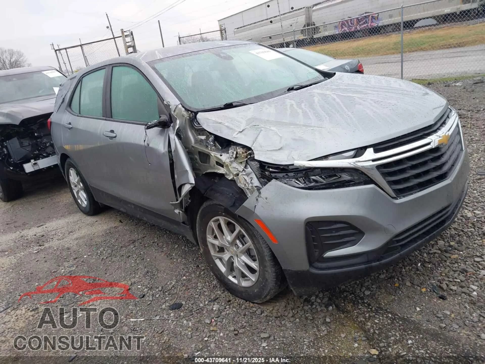 2023 CHEVROLET EQUINOX Damaged VIN 3GNAX5EG7PL255008 – front exterior 2023 CHEVROLET EQUINOX Damaged VIN 3GNAX5EG7PL255008 – front exterior