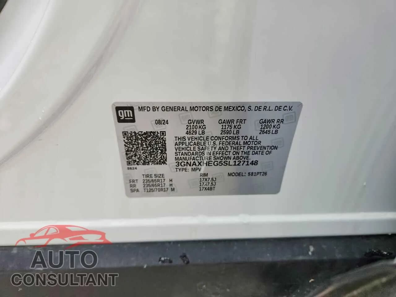2025 CHEVROLET EQUINOX Used VIN 3GNAXHEG5SL127148 – photo 13 2025 CHEVROLET EQUINOX Used VIN 3GNAXHEG5SL127148 – photo 13