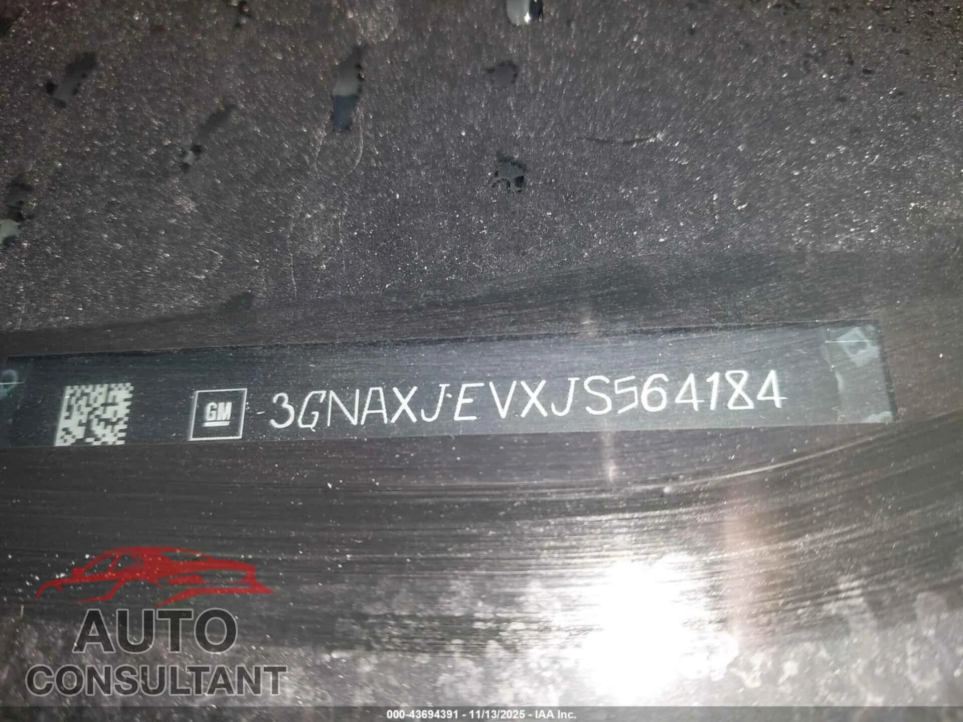 2018 CHEVROLET EQUINOX Damaged VIN 3GNAXJEVXJS564184 – trunk area 2018 CHEVROLET EQUINOX Damaged VIN 3GNAXJEVXJS564184 – trunk area