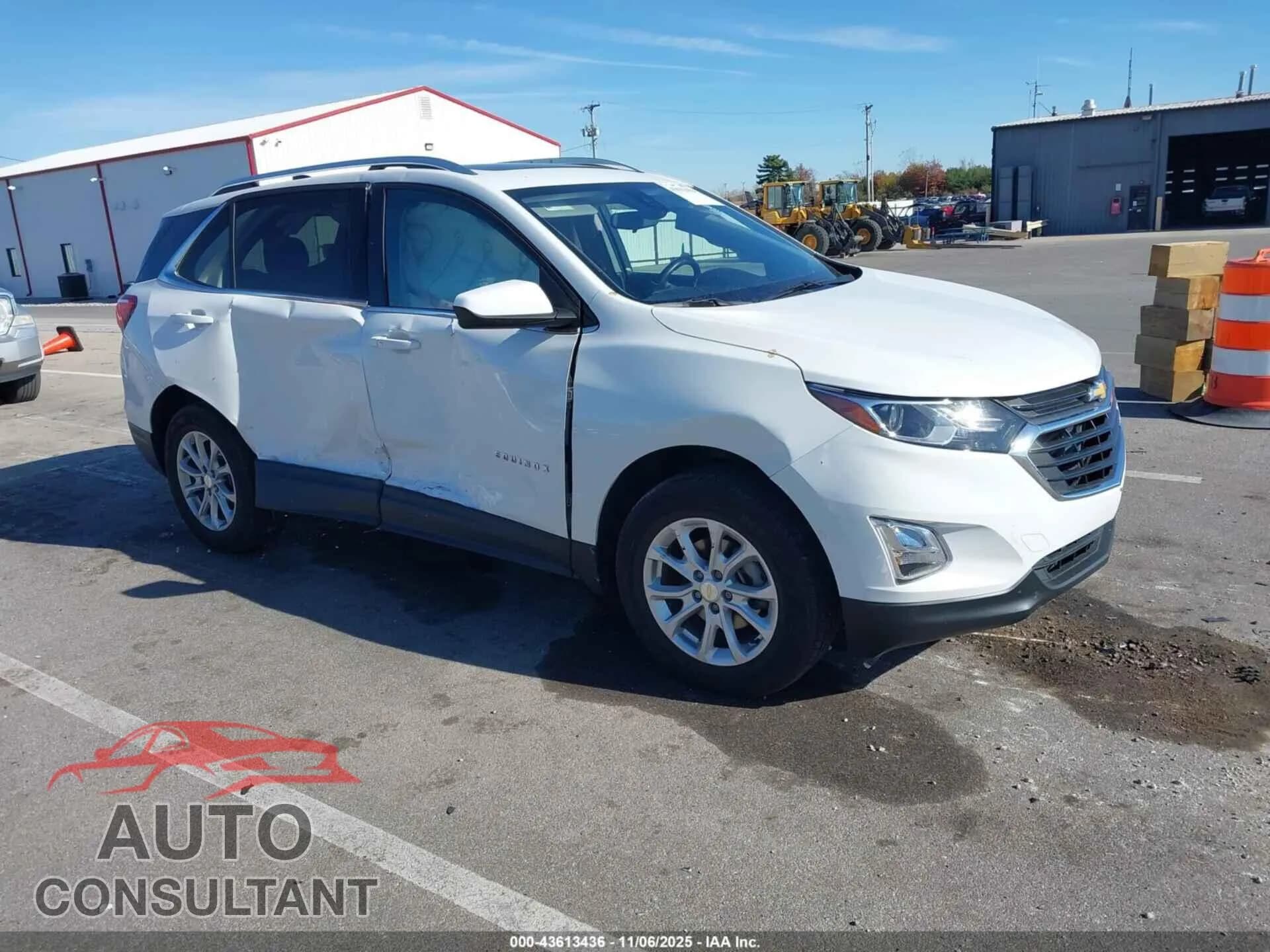 2020 CHEVROLET EQUINOX Damaged VIN 3GNAXKEV7LS574910 – front exterior 2020 CHEVROLET EQUINOX Damaged VIN 3GNAXKEV7LS574910 – front exterior