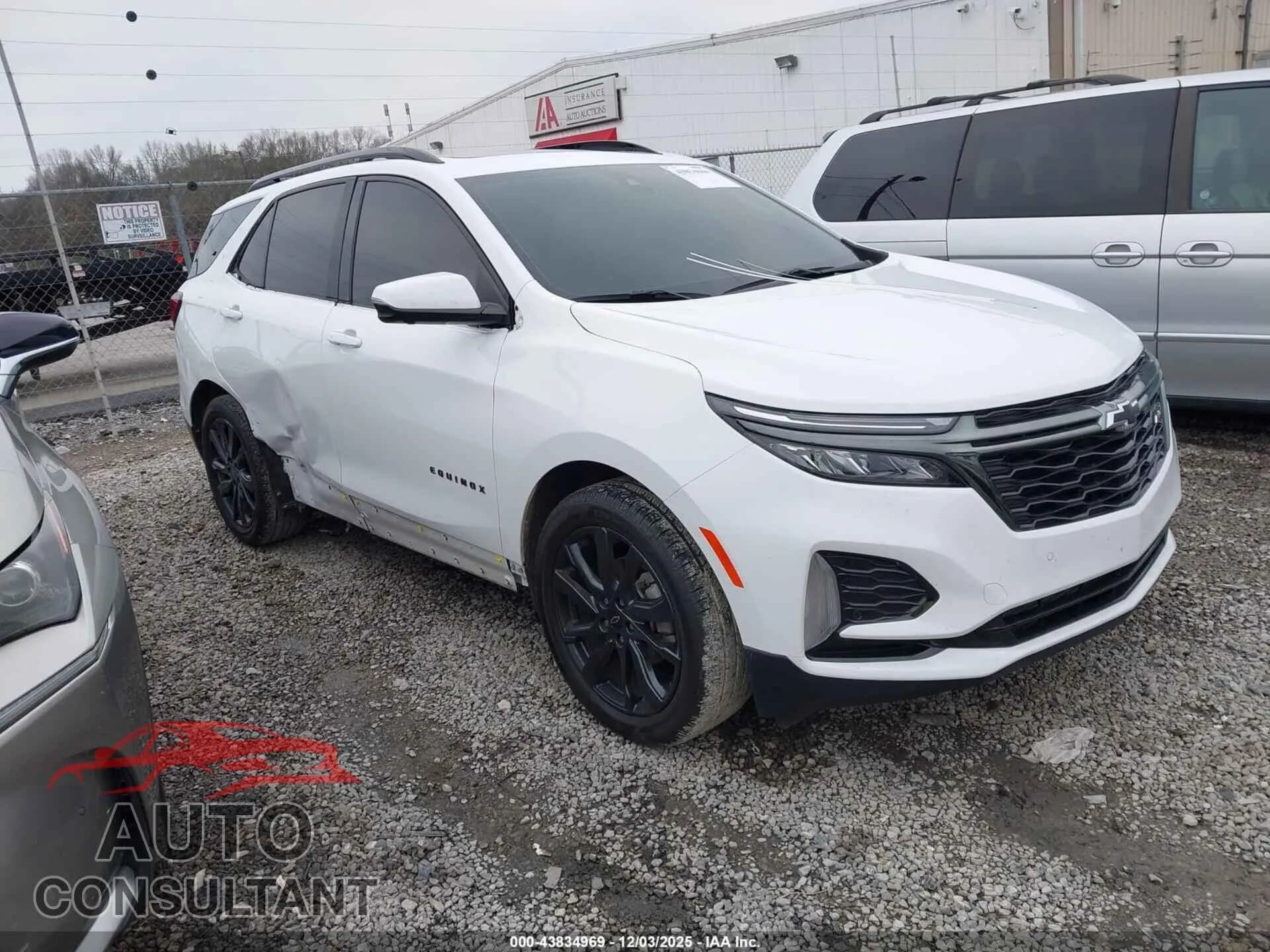 2023 CHEVROLET EQUINOX Damaged VIN 3GNAXMEG0PS111266 – front exterior 2023 CHEVROLET EQUINOX Damaged VIN 3GNAXMEG0PS111266 – front exterior