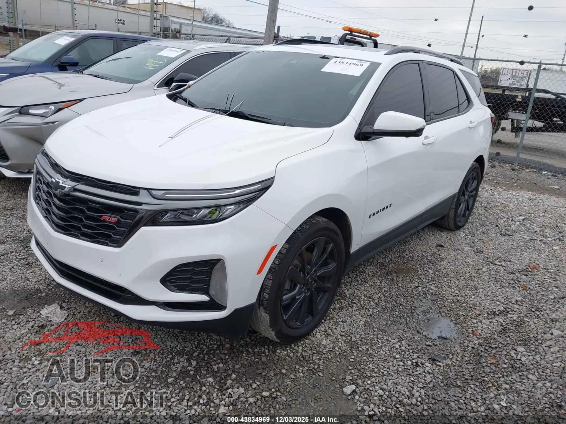 2023 CHEVROLET EQUINOX Damaged VIN 3GNAXMEG0PS111266 – rear exterior 2023 CHEVROLET EQUINOX Damaged VIN 3GNAXMEG0PS111266 – rear exterior