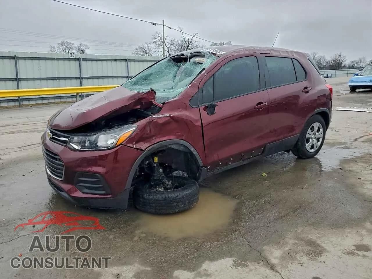 2017 CHEVROLET TRAX Damaged VIN 3GNCJKSB0HL176623 – front exterior 2017 CHEVROLET TRAX Damaged VIN 3GNCJKSB0HL176623 – front exterior