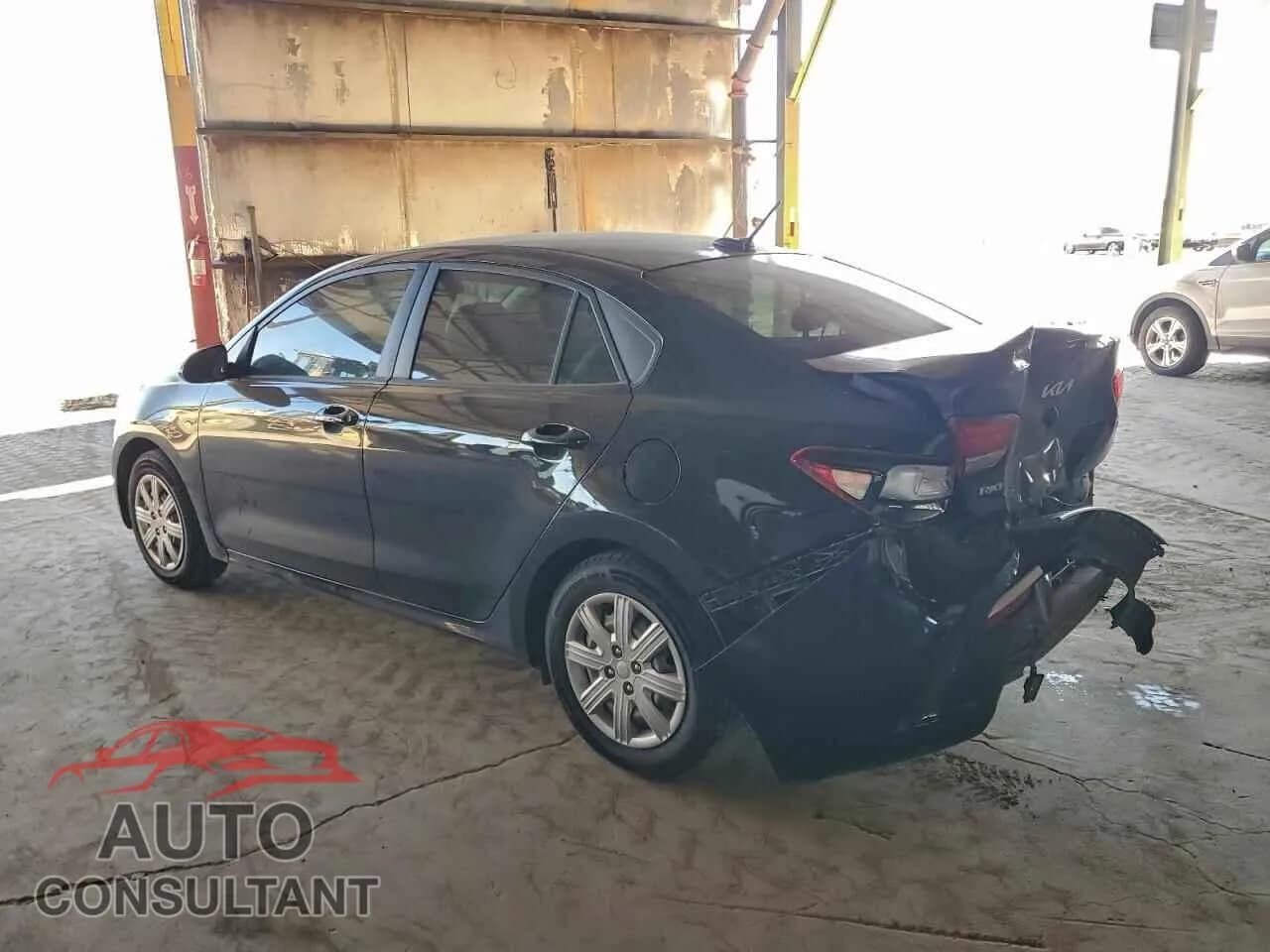 2022 KIA RIO Damaged VIN 3KPA24AD9NE431118 – rear exterior 2022 KIA RIO Damaged VIN 3KPA24AD9NE431118 – rear exterior