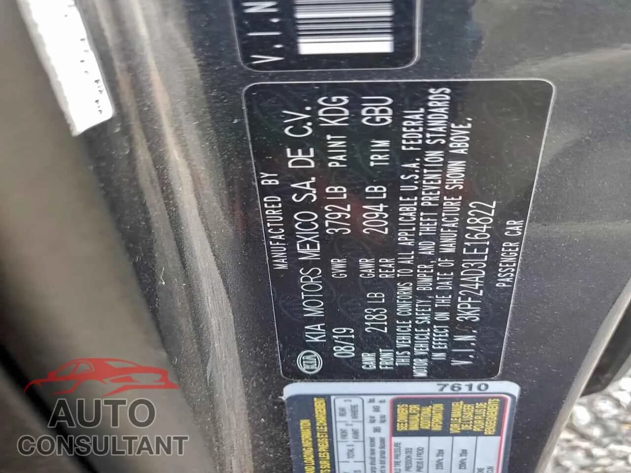 2020 KIA FORTE Damaged VIN 3KPF24AD3LE164822 – photo 13 2020 KIA FORTE Damaged VIN 3KPF24AD3LE164822 – photo 13