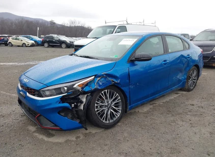 2023 KIA Forte Used VIN 3KPF54AD7PE617448 – rear exterior 2023 KIA Forte Used VIN 3KPF54AD7PE617448 – rear exterior