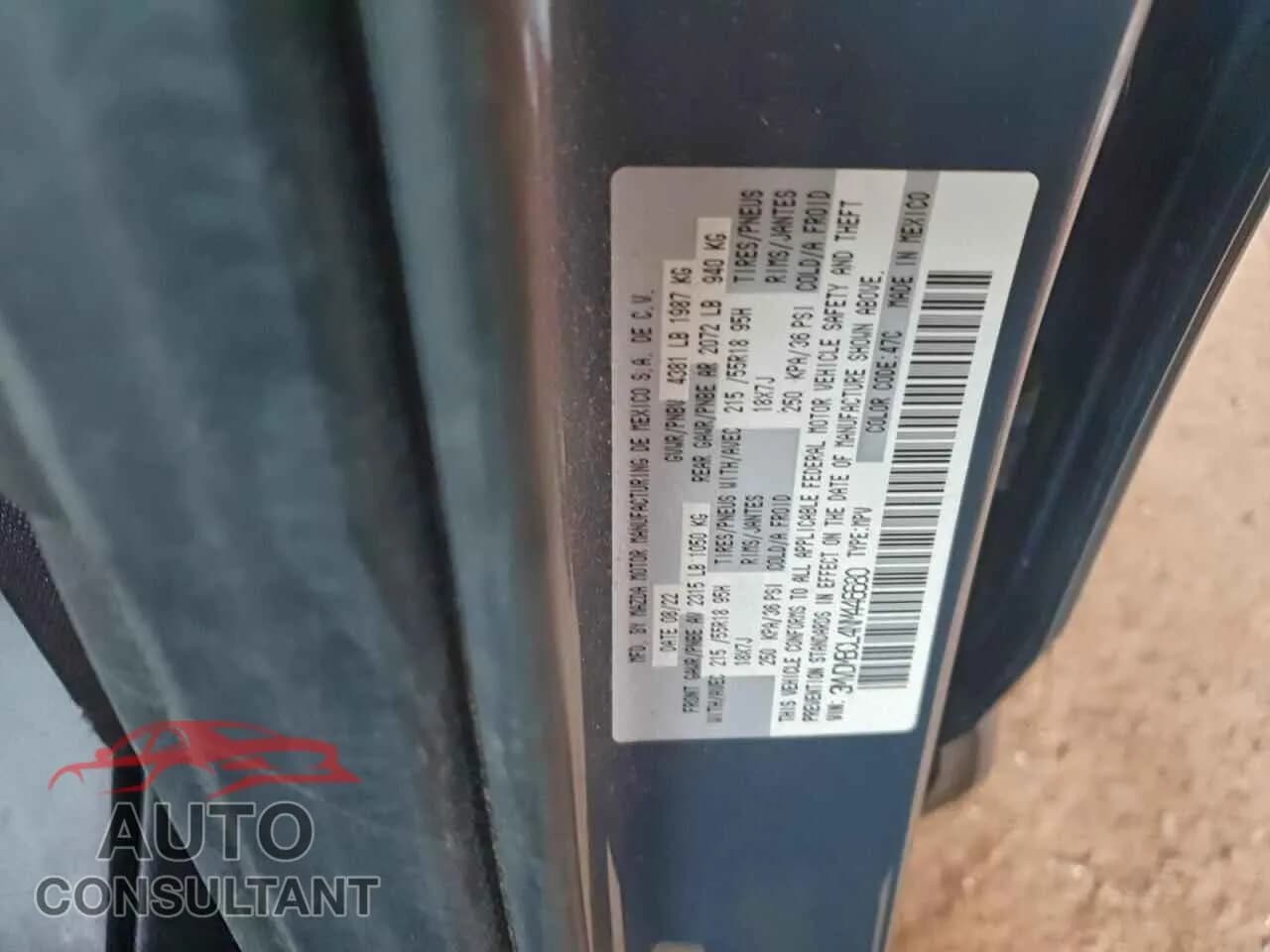 2022 MAZDA CX30 Damaged VIN 3MVDMBCL4NM446680 – photo 12 2022 MAZDA CX30 Damaged VIN 3MVDMBCL4NM446680 – photo 12