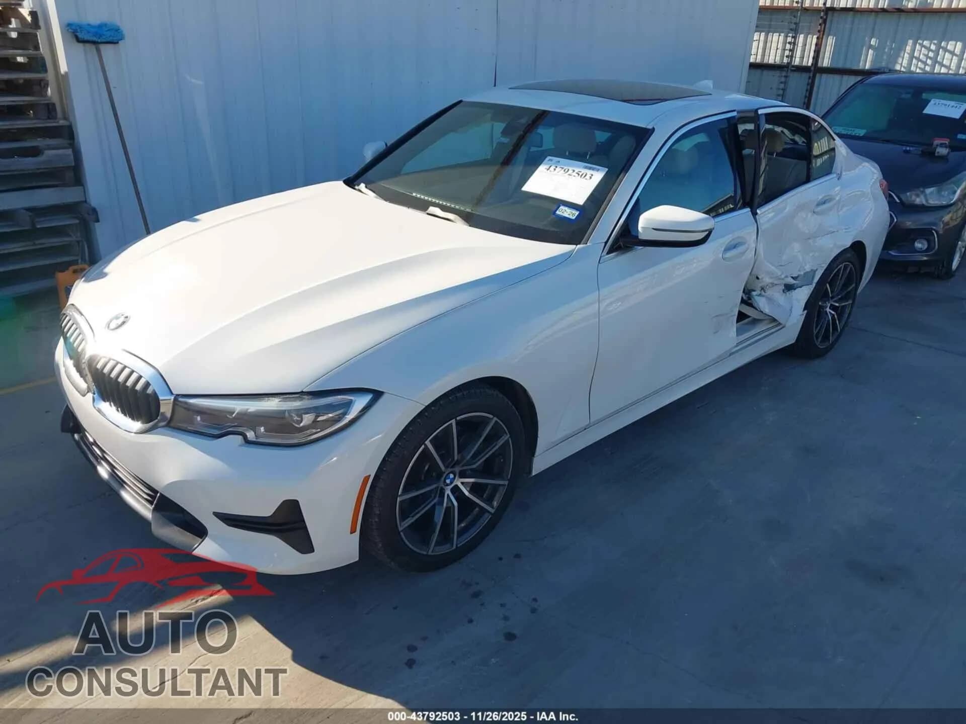 2021 BMW 330I Damaged VIN 3MW5R1J07M8B91098 – rear exterior 2021 BMW 330I Damaged VIN 3MW5R1J07M8B91098 – rear exterior