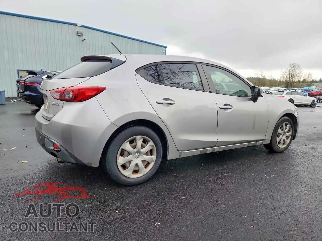 2015 MAZDA 3 Damaged VIN 3MZBM1K78FM158828 – side profile 2015 MAZDA 3 Damaged VIN 3MZBM1K78FM158828 – side profile