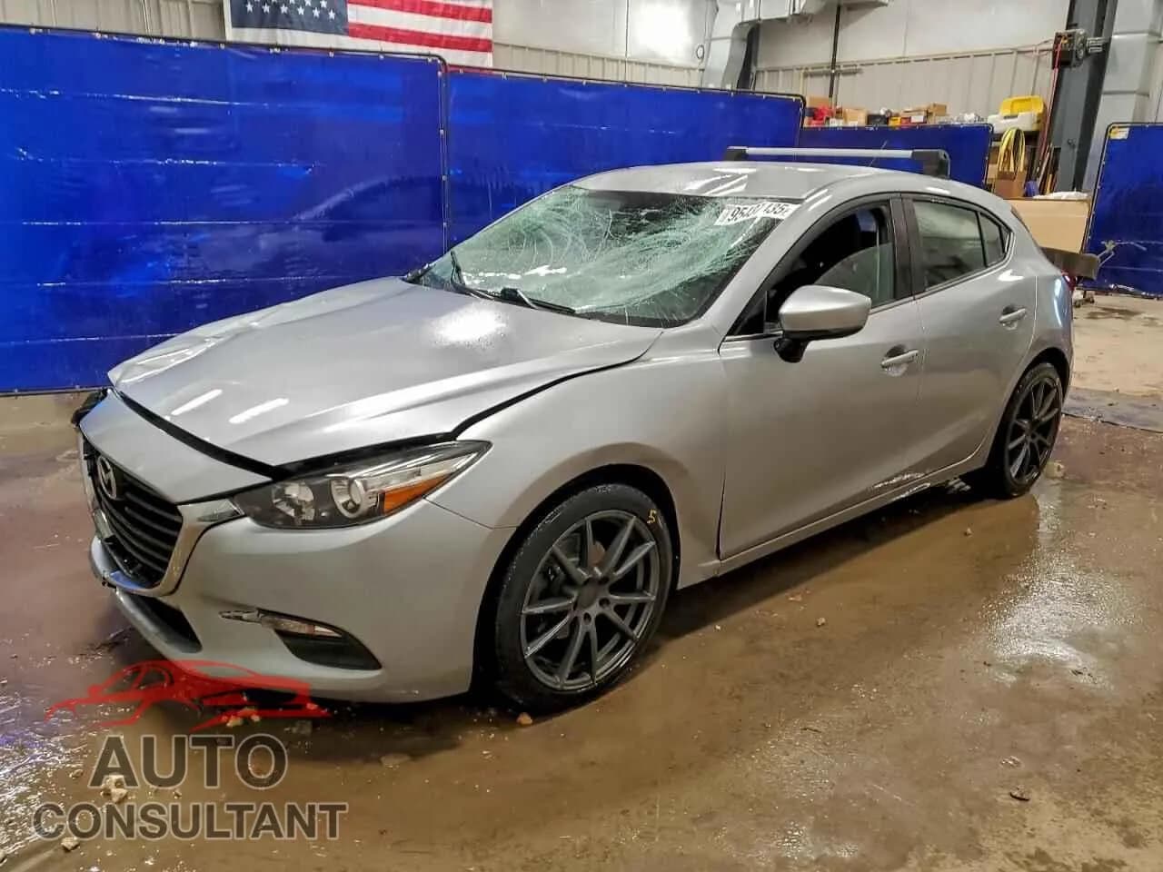 2018 MAZDA 3 Damaged VIN 3MZBN1L34JM267787 – front exterior 2018 MAZDA 3 Damaged VIN 3MZBN1L34JM267787 – front exterior
