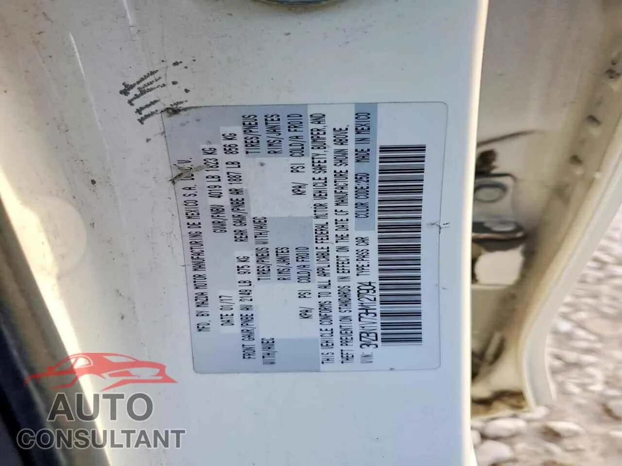 2017 MAZDA 3 Damaged VIN 3MZBN1V73HM127904 – photo 12 2017 MAZDA 3 Damaged VIN 3MZBN1V73HM127904 – photo 12