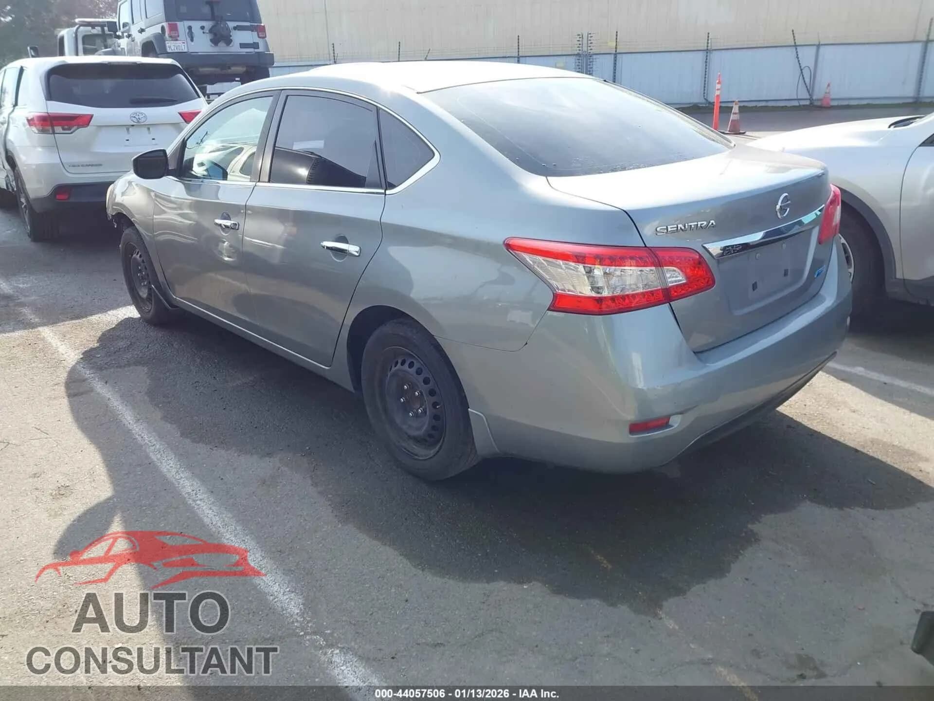 2013 NISSAN SENTRA Damaged VIN 3N1AB7AP3DL763676 – side profile 2013 NISSAN SENTRA Damaged VIN 3N1AB7AP3DL763676 – side profile