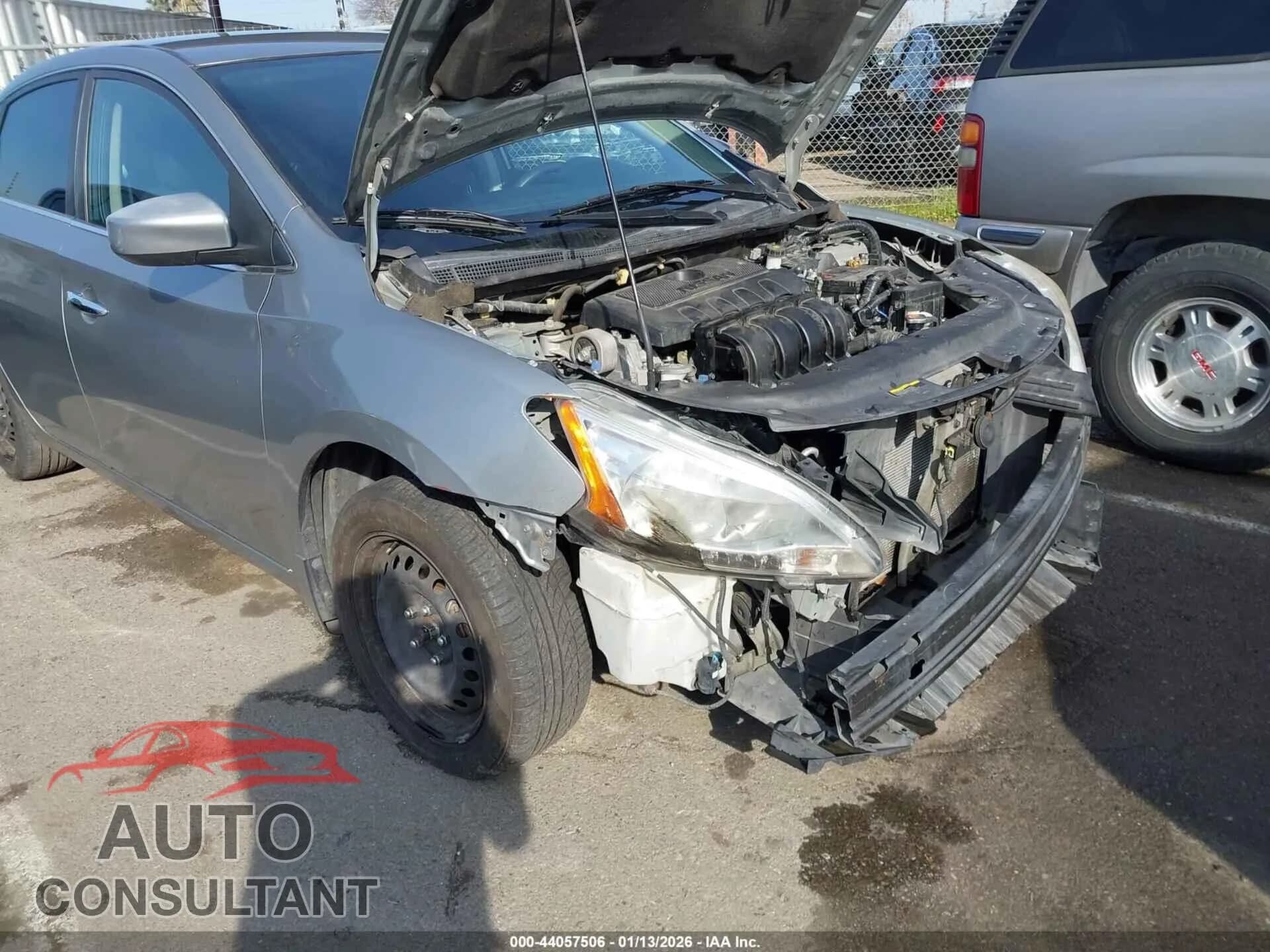 2013 NISSAN SENTRA Damaged VIN 3N1AB7AP3DL763676 – engine bay 2013 NISSAN SENTRA Damaged VIN 3N1AB7AP3DL763676 – engine bay