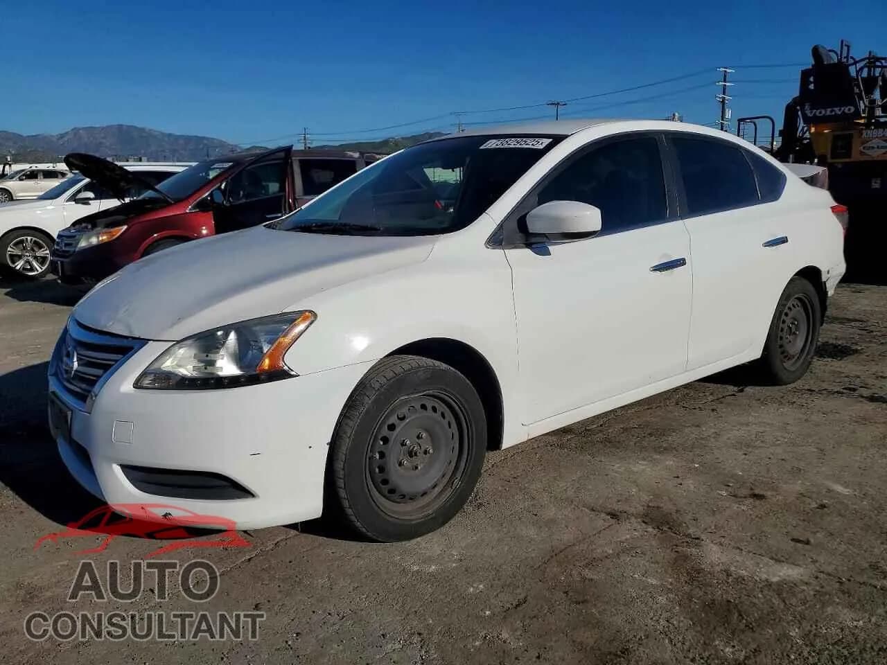 2015 NISSAN SENTRA Damaged VIN 3N1AB7AP3FY307750 – front exterior 2015 NISSAN SENTRA Damaged VIN 3N1AB7AP3FY307750 – front exterior