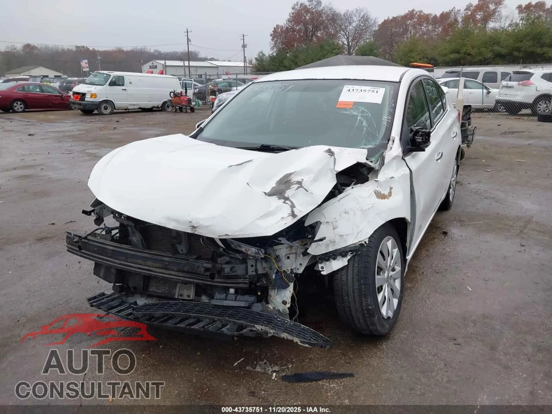 2016 NISSAN SENTRA Damaged VIN 3N1AB7AP6GY229854 – engine bay 2016 NISSAN SENTRA Damaged VIN 3N1AB7AP6GY229854 – engine bay