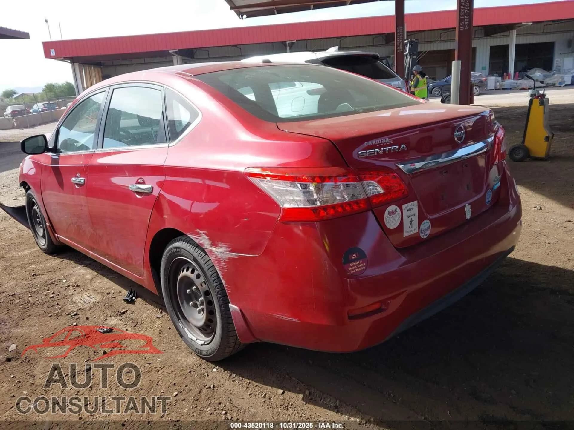 2013 NISSAN SENTRA Damaged VIN 3N1AB7AP9DL781227 – side profile 2013 NISSAN SENTRA Damaged VIN 3N1AB7AP9DL781227 – side profile