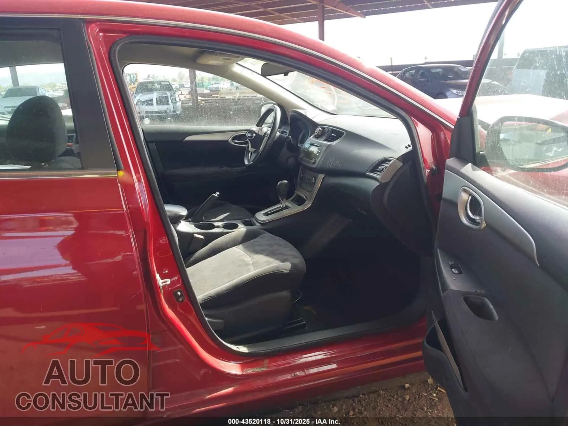 2013 NISSAN SENTRA Damaged VIN 3N1AB7AP9DL781227 – interior seats 2013 NISSAN SENTRA Damaged VIN 3N1AB7AP9DL781227 – interior seats