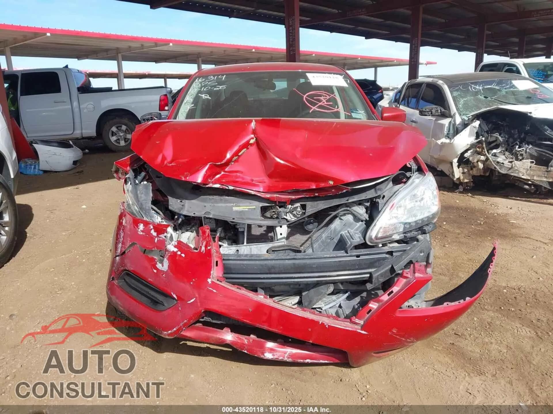 2013 NISSAN SENTRA Damaged VIN 3N1AB7AP9DL781227 – photo 12 2013 NISSAN SENTRA Damaged VIN 3N1AB7AP9DL781227 – photo 12