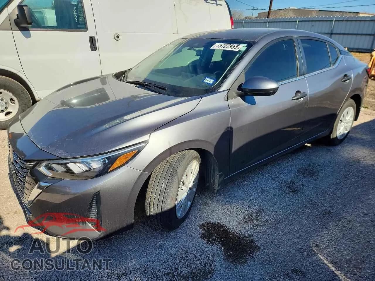 2025 NISSAN SENTRA Damaged VIN 3N1AB8BV2SY250793 – front exterior 2025 NISSAN SENTRA Damaged VIN 3N1AB8BV2SY250793 – front exterior