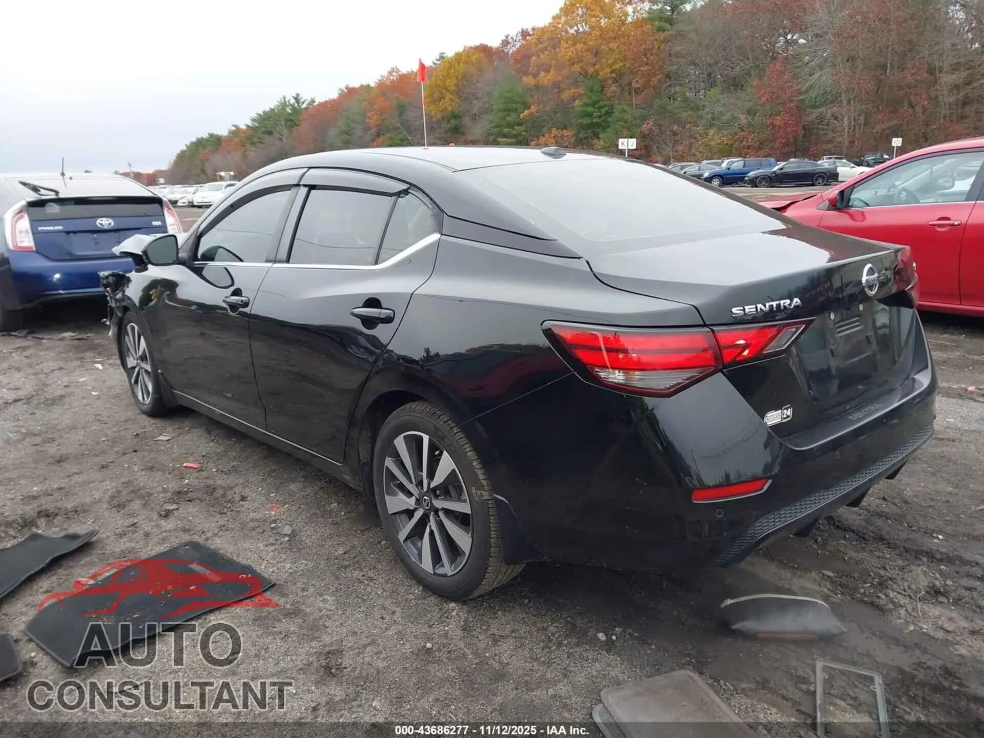 2020 NISSAN SENTRA Damaged VIN 3N1AB8CV1LY268279 – side profile 2020 NISSAN SENTRA Damaged VIN 3N1AB8CV1LY268279 – side profile