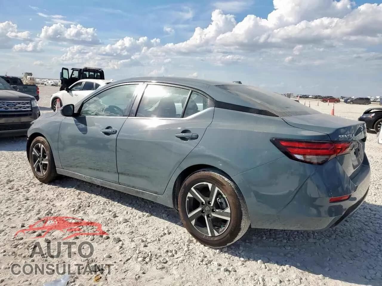 2025 NISSAN SENTRA Damaged VIN 3N1AB8CV5SY291207 – rear exterior 2025 NISSAN SENTRA Damaged VIN 3N1AB8CV5SY291207 – rear exterior