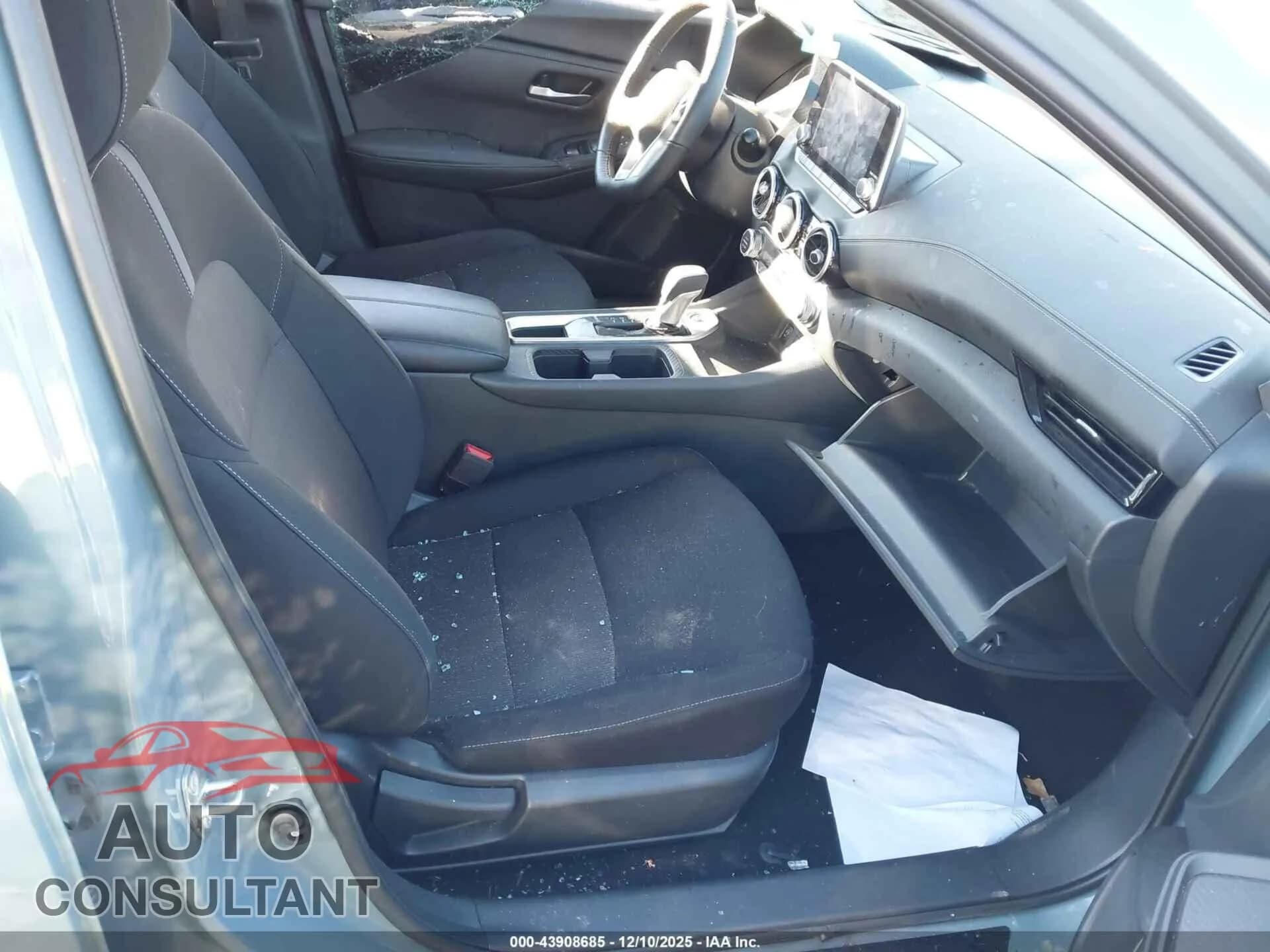 2025 NISSAN SENTRA Damaged VIN 3N1AB8CV8SY248500 – interior seats 2025 NISSAN SENTRA Damaged VIN 3N1AB8CV8SY248500 – interior seats