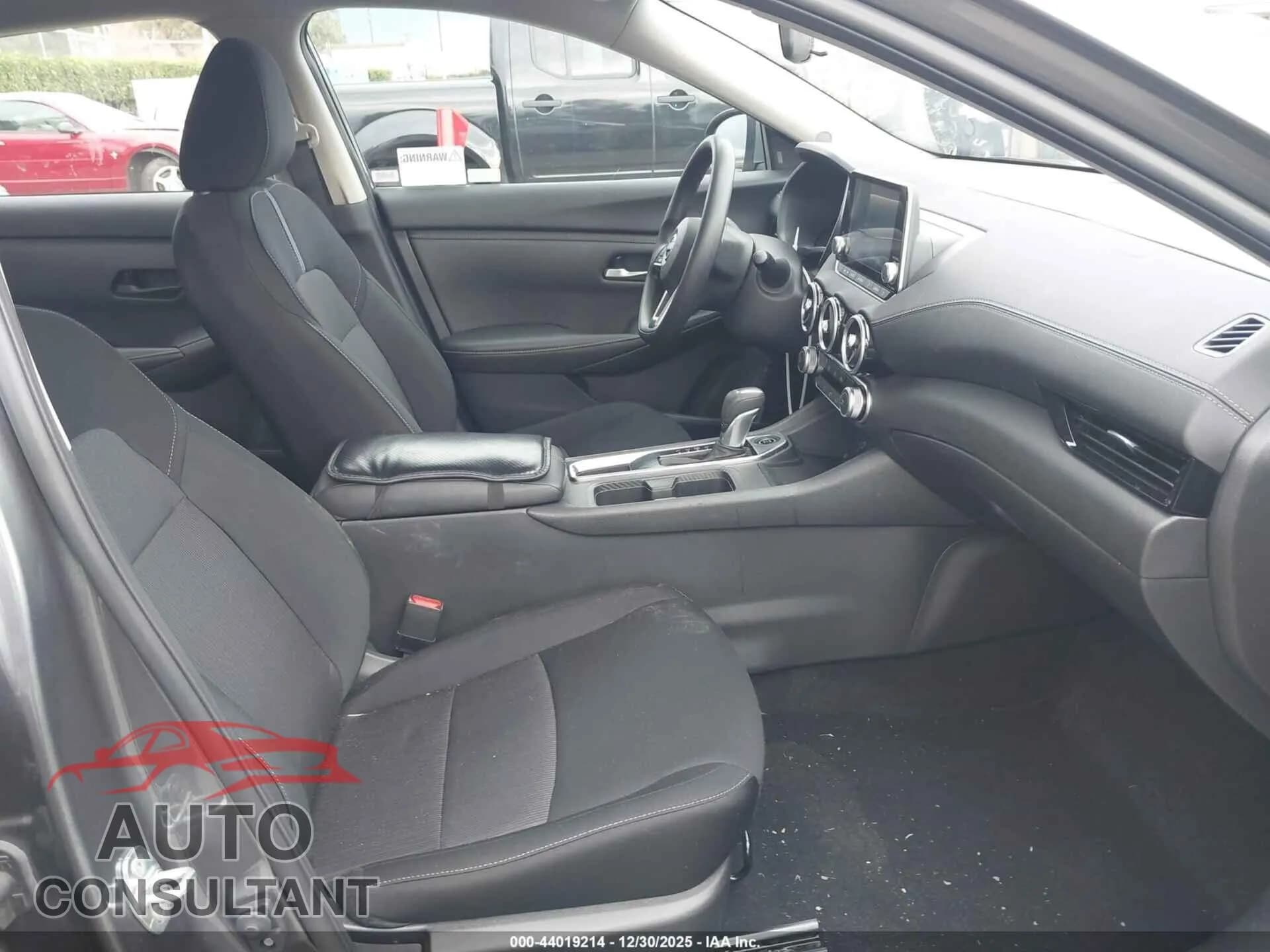2025 NISSAN SENTRA Damaged VIN 3N1AB8CV9SY236209 – interior seats 2025 NISSAN SENTRA Damaged VIN 3N1AB8CV9SY236209 – interior seats